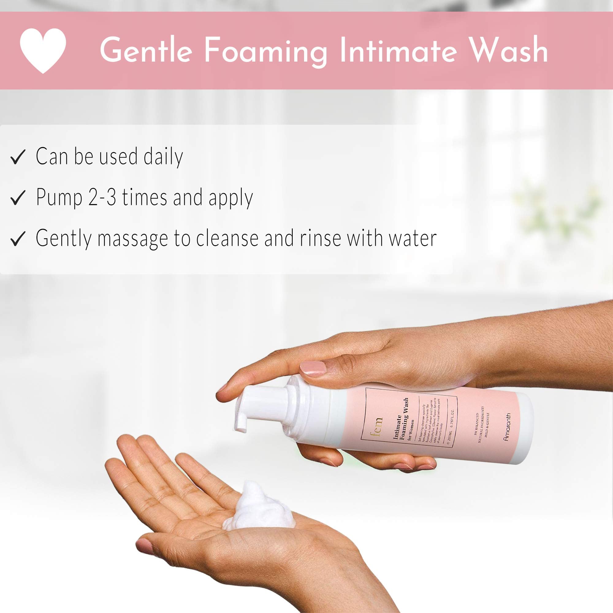 fem pH Balance Intimate Wash for Women, Feminine Wash for Sensitive Skin, Gentle Cleanser Amaranth buy supplements canada