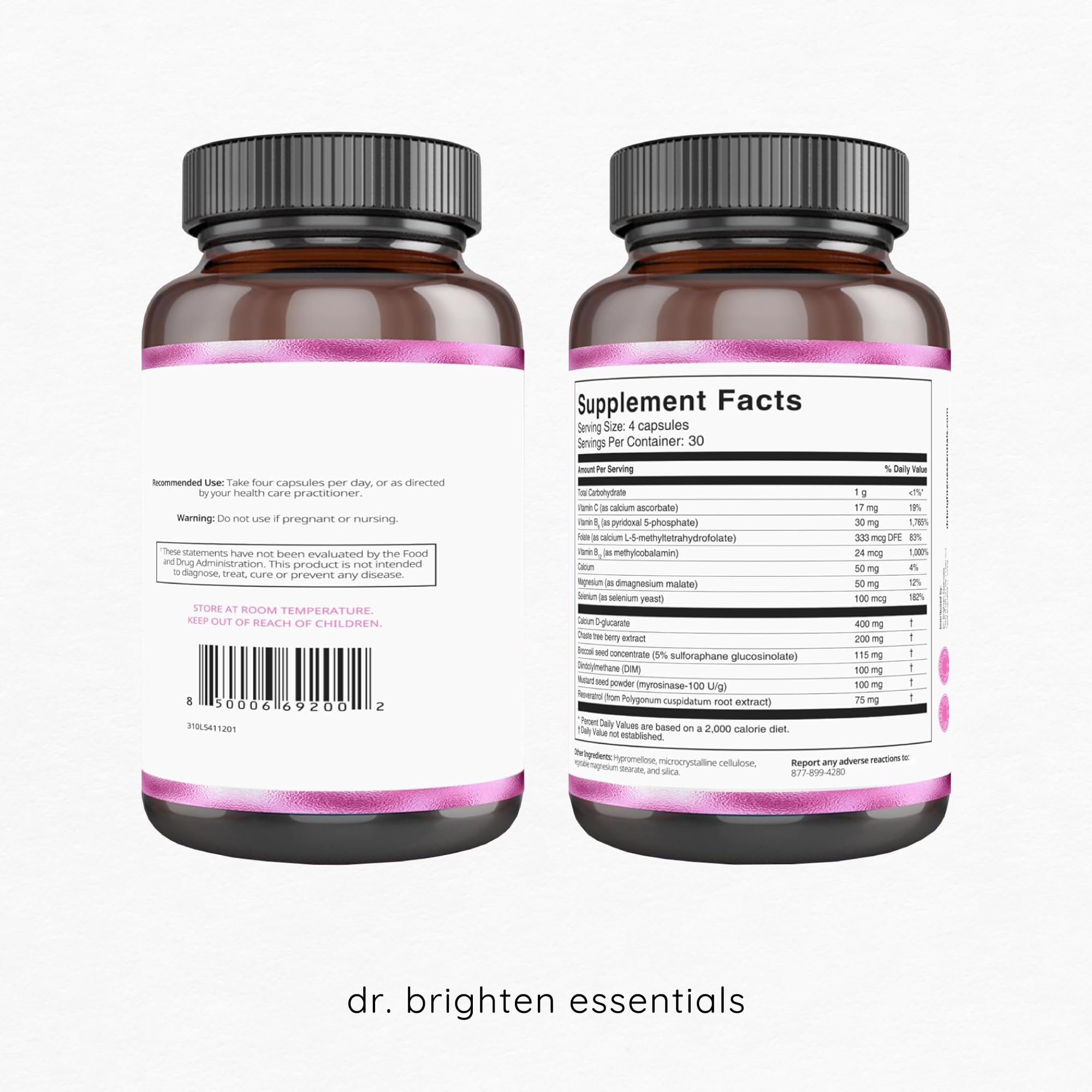 Dr. Brighten Balance - Hormone Balance for Women with Chasteberry and DIM - Targets Hormonal Acne, Period Issues, & PMS - Vegan, Non-GMO Dr. Brighten buy supplements canada