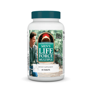Source Naturals Men's Life Force Multiple Daily Multivitamin & Immune Health Supplement - 13 Essential Vitamins, Nutrients & Minerals* - 45 Tablets Source Naturals buy supplements canada
