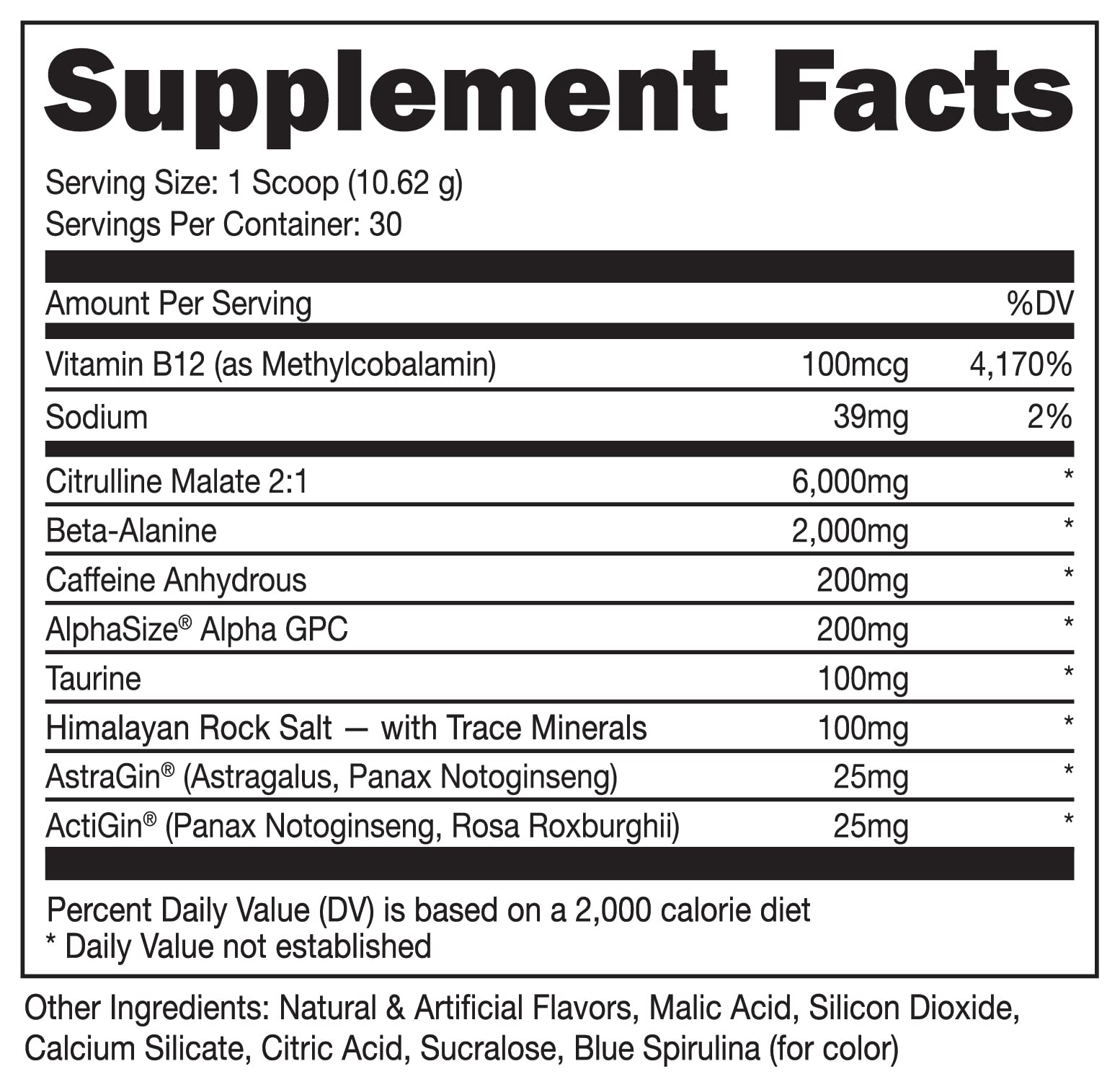 Bucked Up Pre Workout 6 Grams Citrulline, 2 Grams Beta Alanine, and 3 Other Registered Bucked Up buy supplements canada