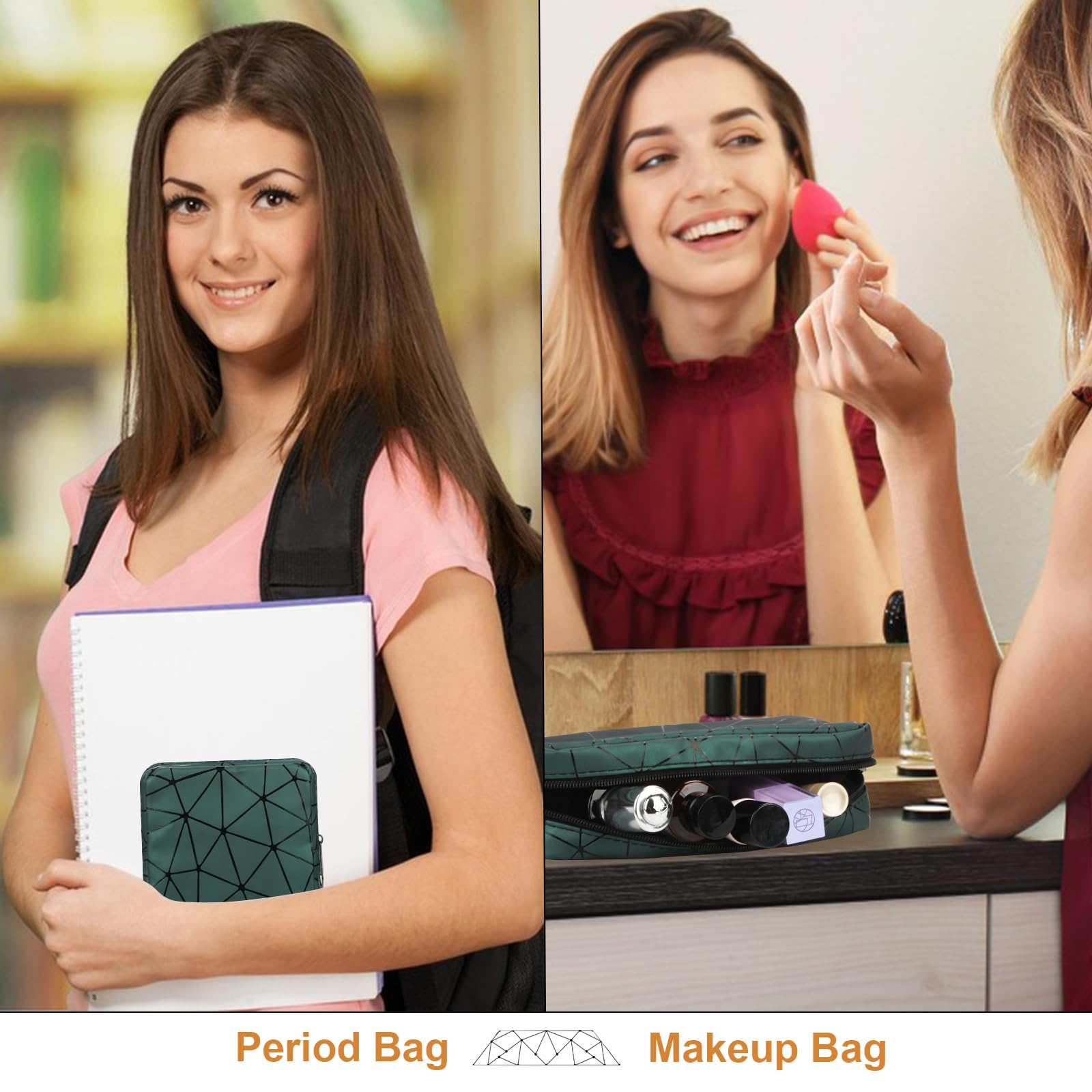 Likesing Sanitary Napkin Storage Bag, Leather First Period Kit for Girls 9-12, Portable Tampon Menstrual Likesing buy supplements canada