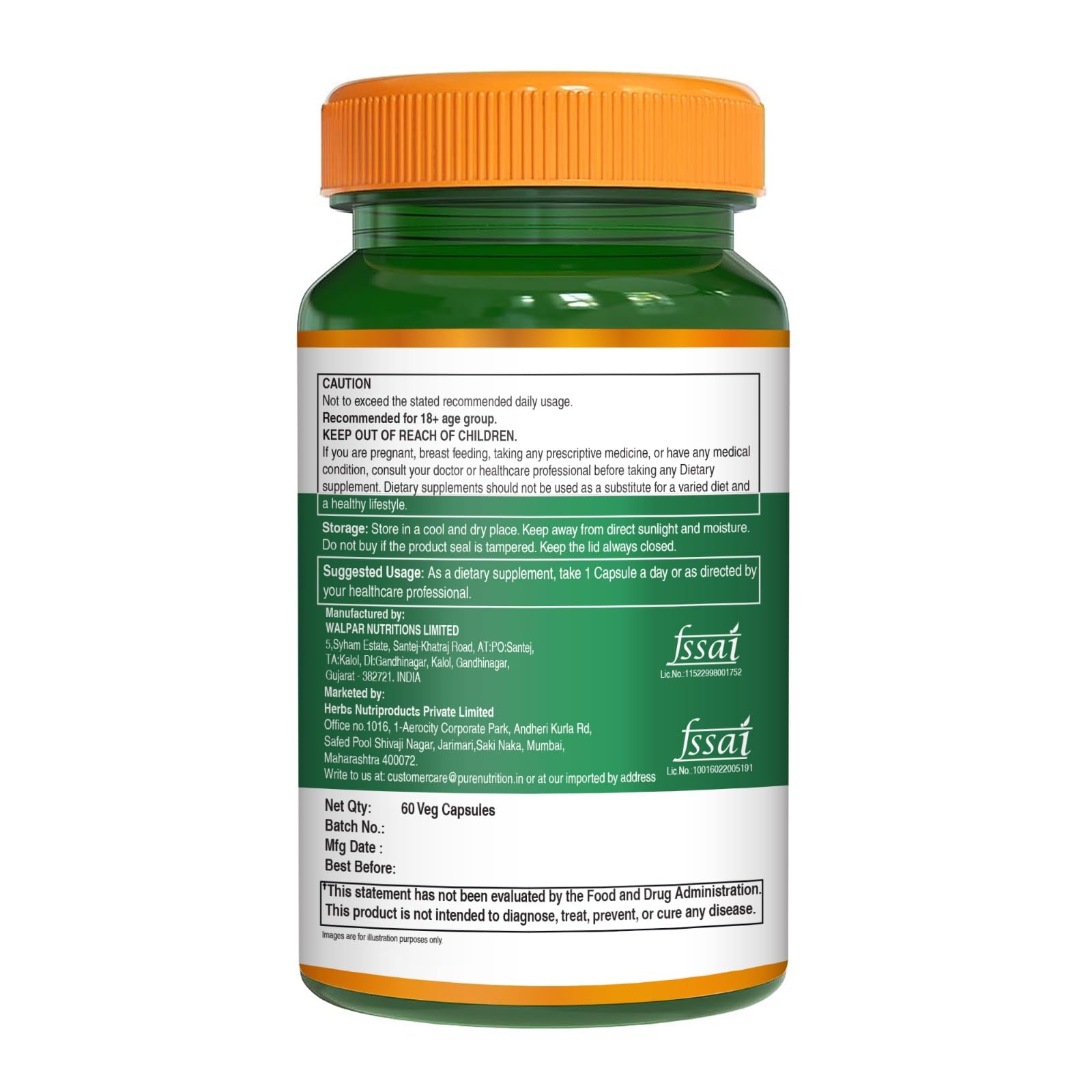 Pure Nutrition Lung Health Supplement | 60 Caps | Herbal Lung Support Formula with Quercetin, Vitamin C, Nettle, Vasaka Leaf, Lotus, Licorice & Ginger. PURE NUTRITION NATURAL TREASURES buy supplements canada