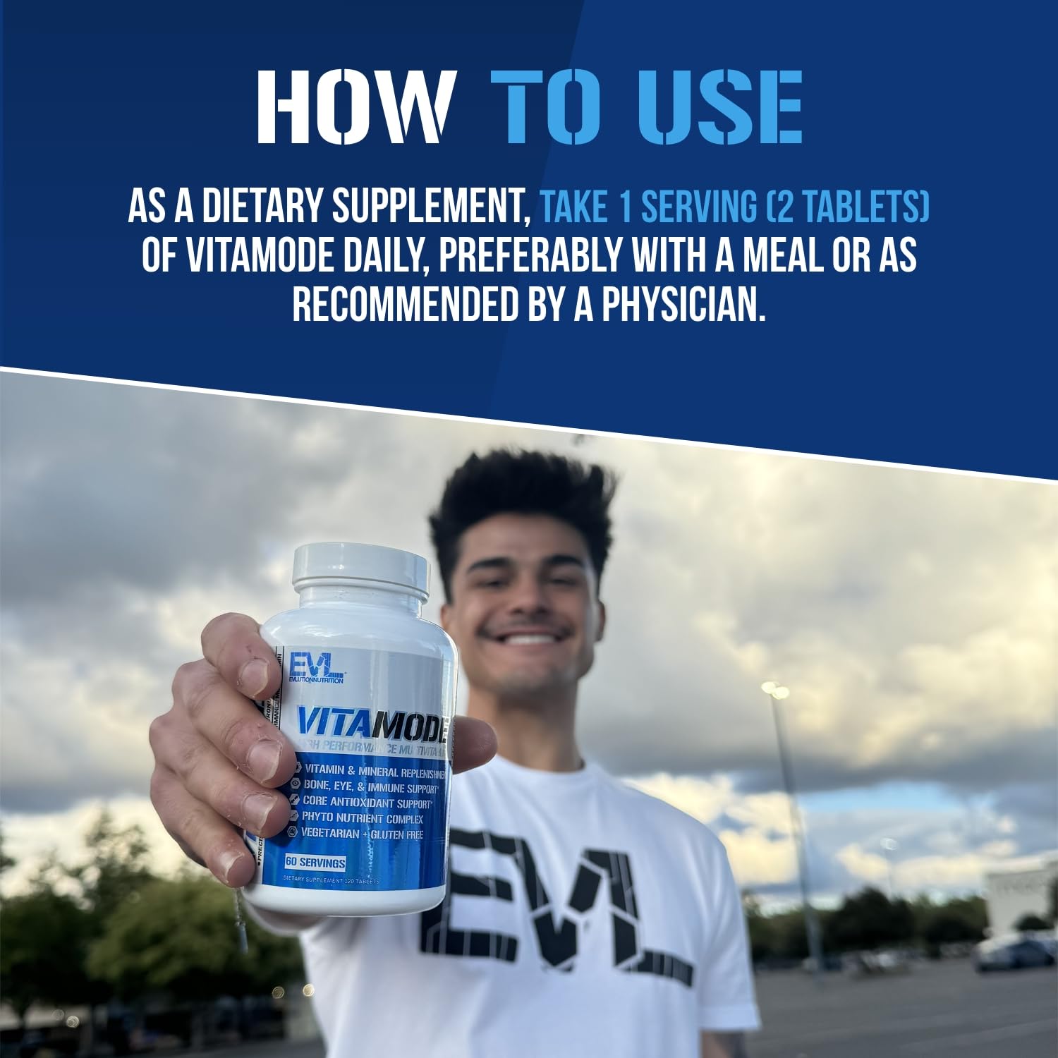 EVL Advanced Daily Multivitamin - Men's Multivitamin with Essential Minerals Phytonutrient Complex and VitaMode Active Mens Vitamins for Energy Evlution buy supplements canada