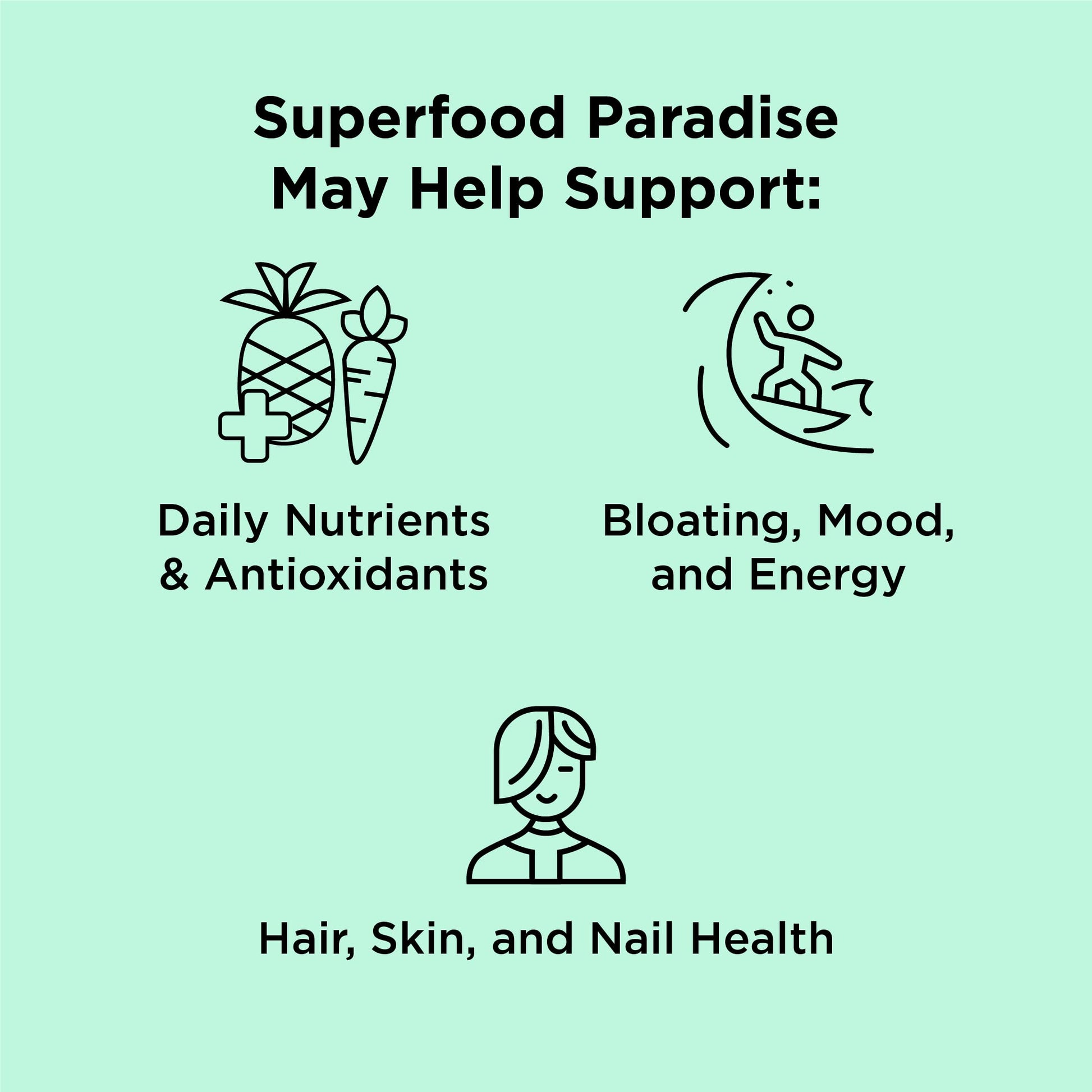 nbpure Earthy Andy Superfood Paradise, Mango Pineapple, 30 Servings nbpure buy supplements canada