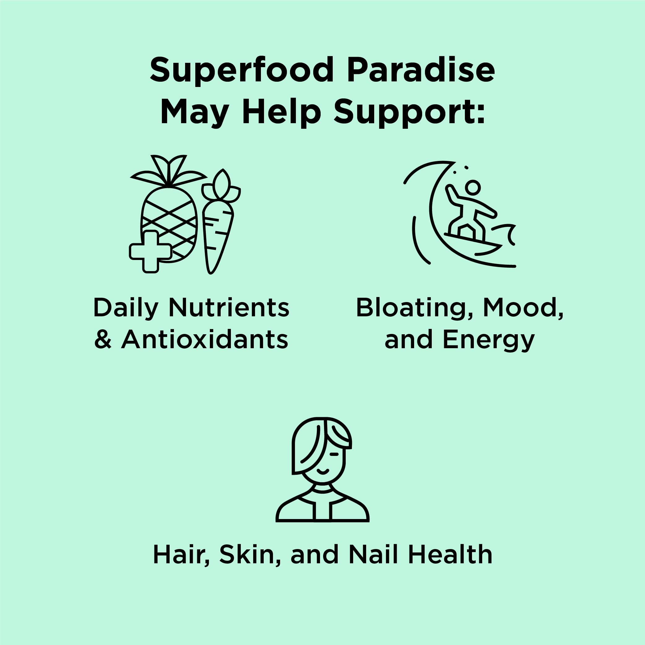 nbpure Earthy Andy Superfood Paradise, Mango Pineapple, 30 Servings nbpure buy supplements canada