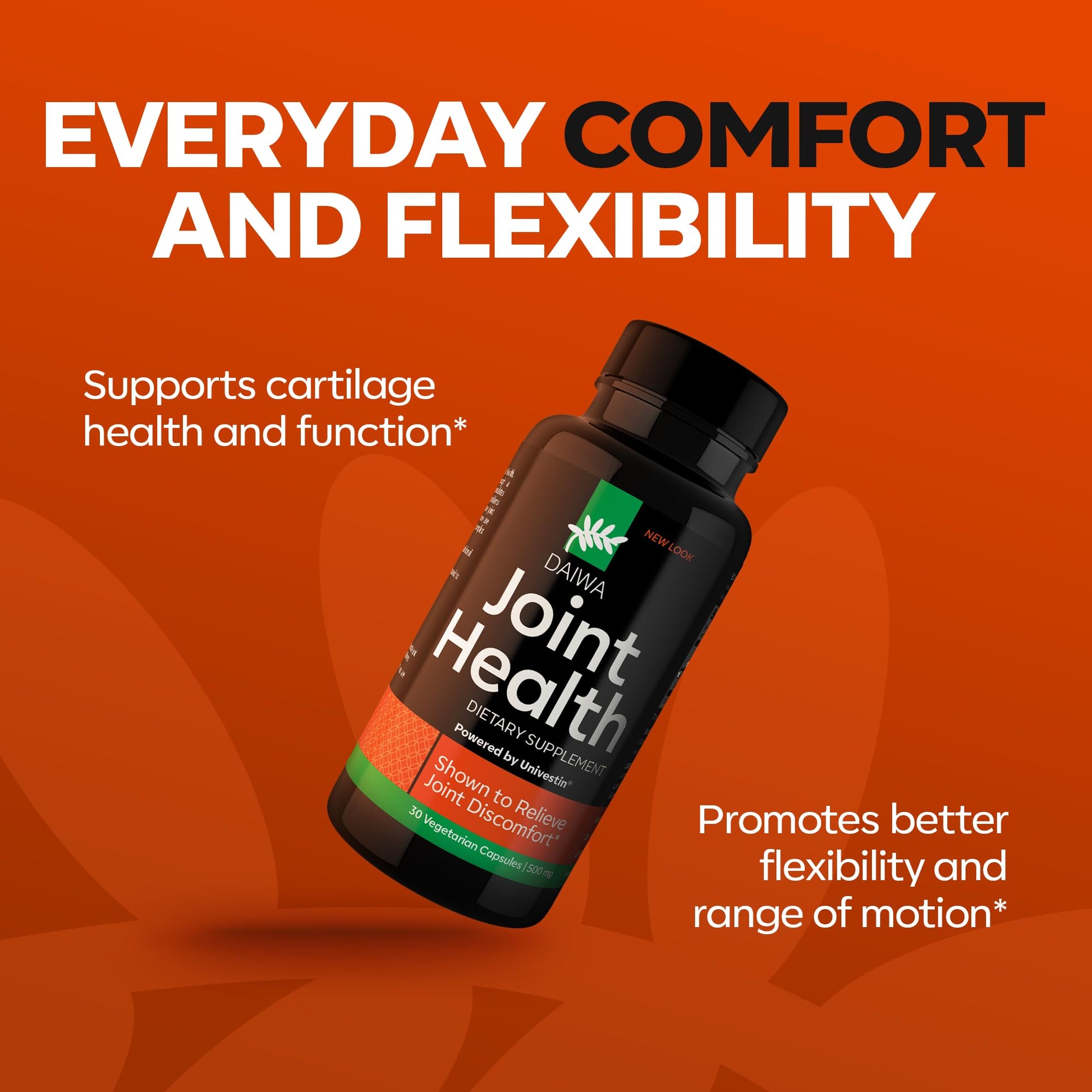 Daiwa Joint Health - Tendon and Ligament Supplements with Chinese Skullcap and Acacia Catechu - Traditional Plant-Based Formula for Active Lifestyles - Non-GMO, 30 Vegetarian Capsules Daiwa Health Development buy supplements canada