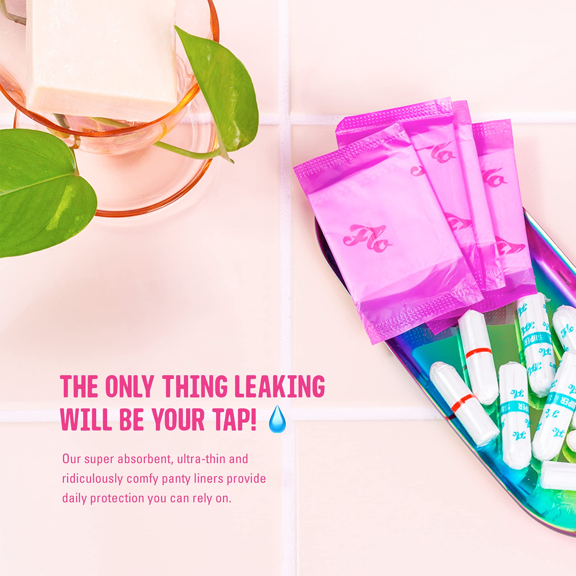 FLO - Organic Bamboo Daily Panty Liners, Plant-Based Cotton, Biodegradable FLO buy supplements canada