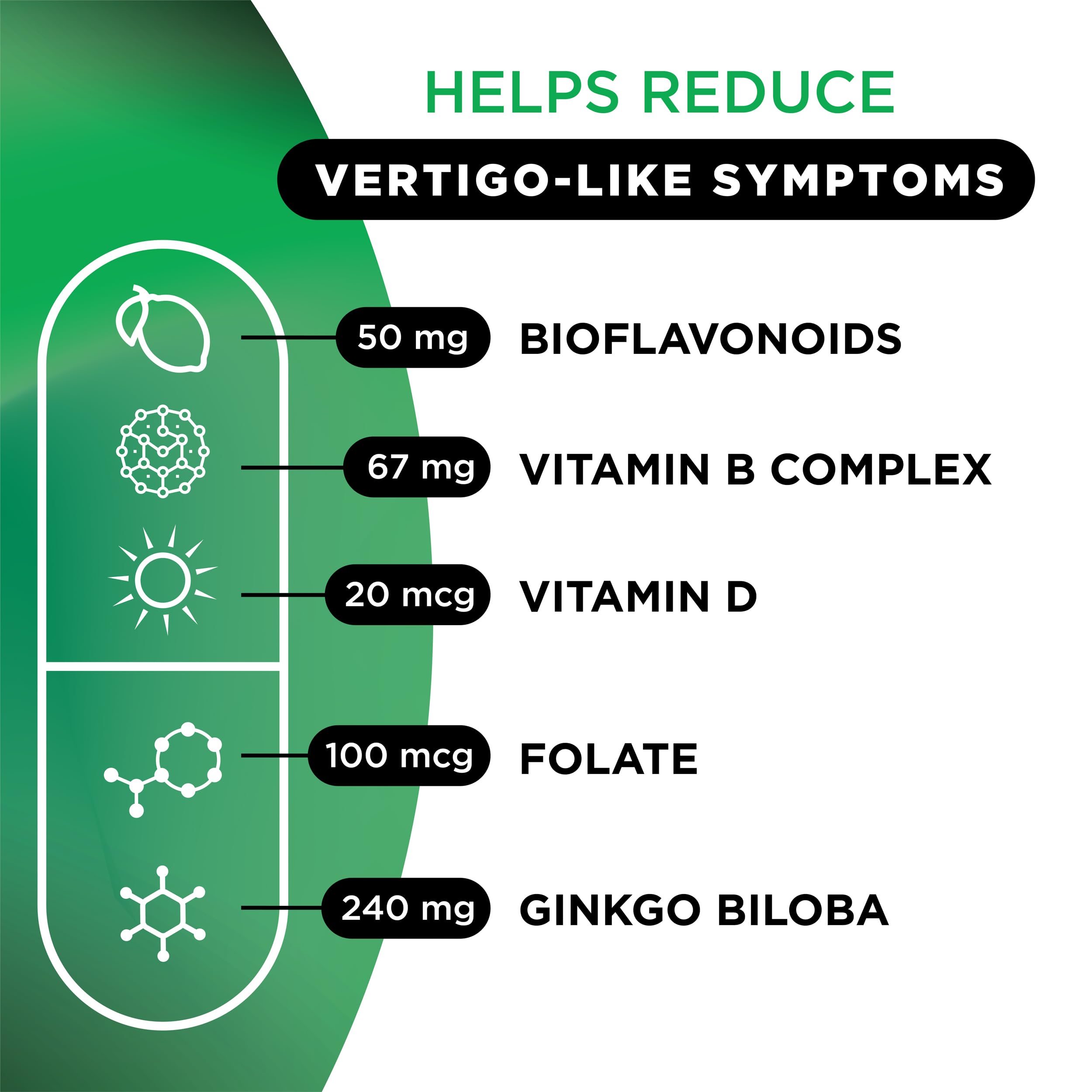 Lipo-Flavonoid for Vertigo & Dizziness Relief, Clinically Tested Formula with Ginkgo Biloba, Vitamin D, & Vitamin B Complex Lipo-Flavonoid buy supplements canada
