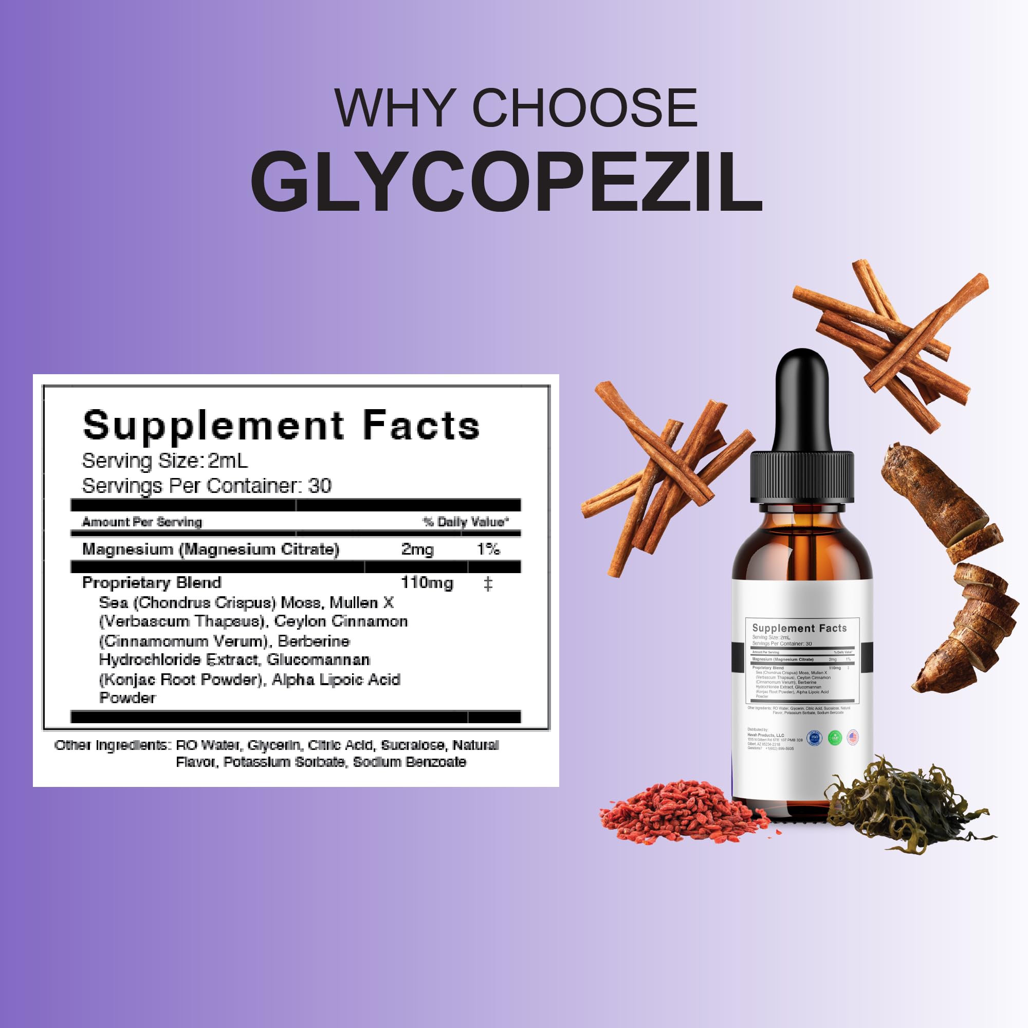 BLUE VIBE Glycopezil Drops, Glyco pezil Advanced Maximum Strength Overall Health & Blood Support Supplement, Glycopezil Premium Daily Health and Overall Energy Formula (2 Pack - 4oz / 120ml) BLUE VIBE buy supplements canada