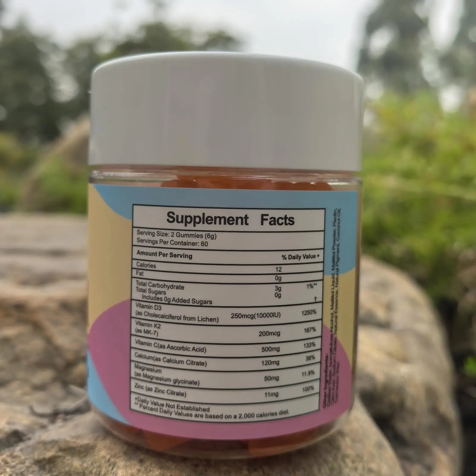 Misyvoing Vitamin D3 K2 Sugar-Free Gummies,Vitamin D3 10000 IU with K2 200mcg,VitaminC,Calcium,Magnesium,Zinc,Support for Bones Misyvoing buy supplements canada