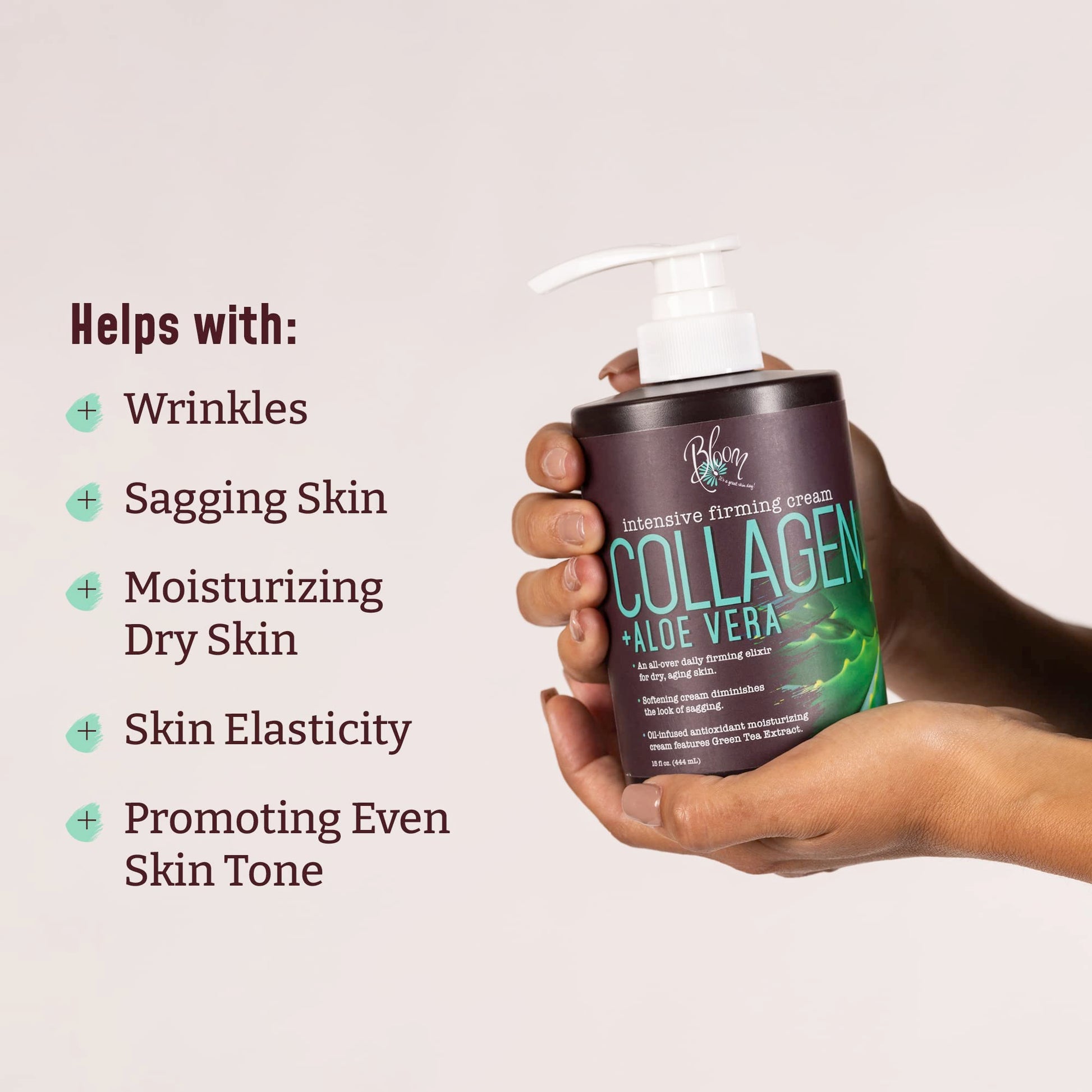 BLOOM Collagen Lotion Skin Care Firming Body Cream, Intensive Anti Aging Moisturizer BLOOM IT'S A GREAT SKIN DAY! buy supplements canada
