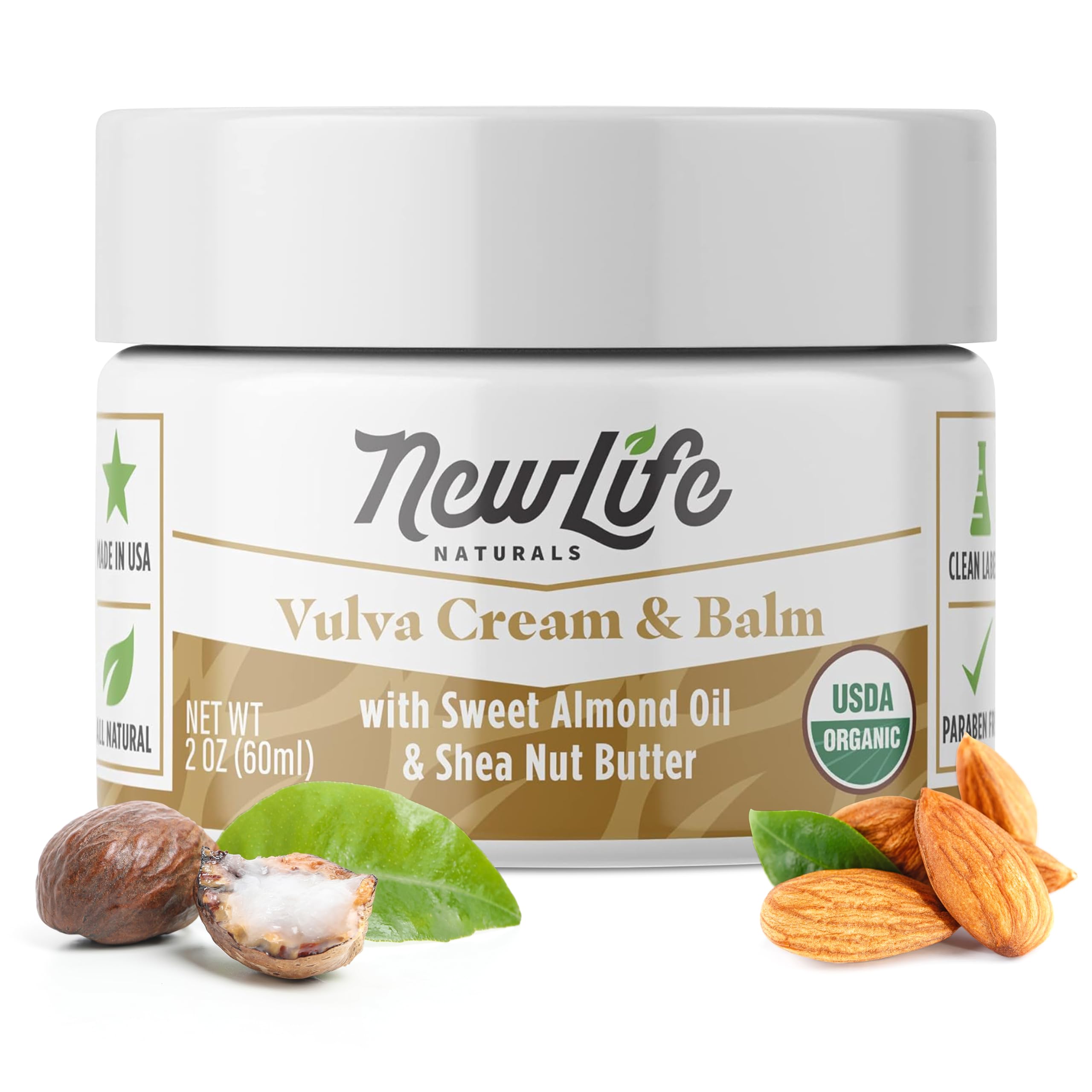 NewLife Naturals Certified Organic Vulva Cream - Menopause Support, Itching Relief, Vaginal Moisturizer NewLife Naturals buy supplements canada