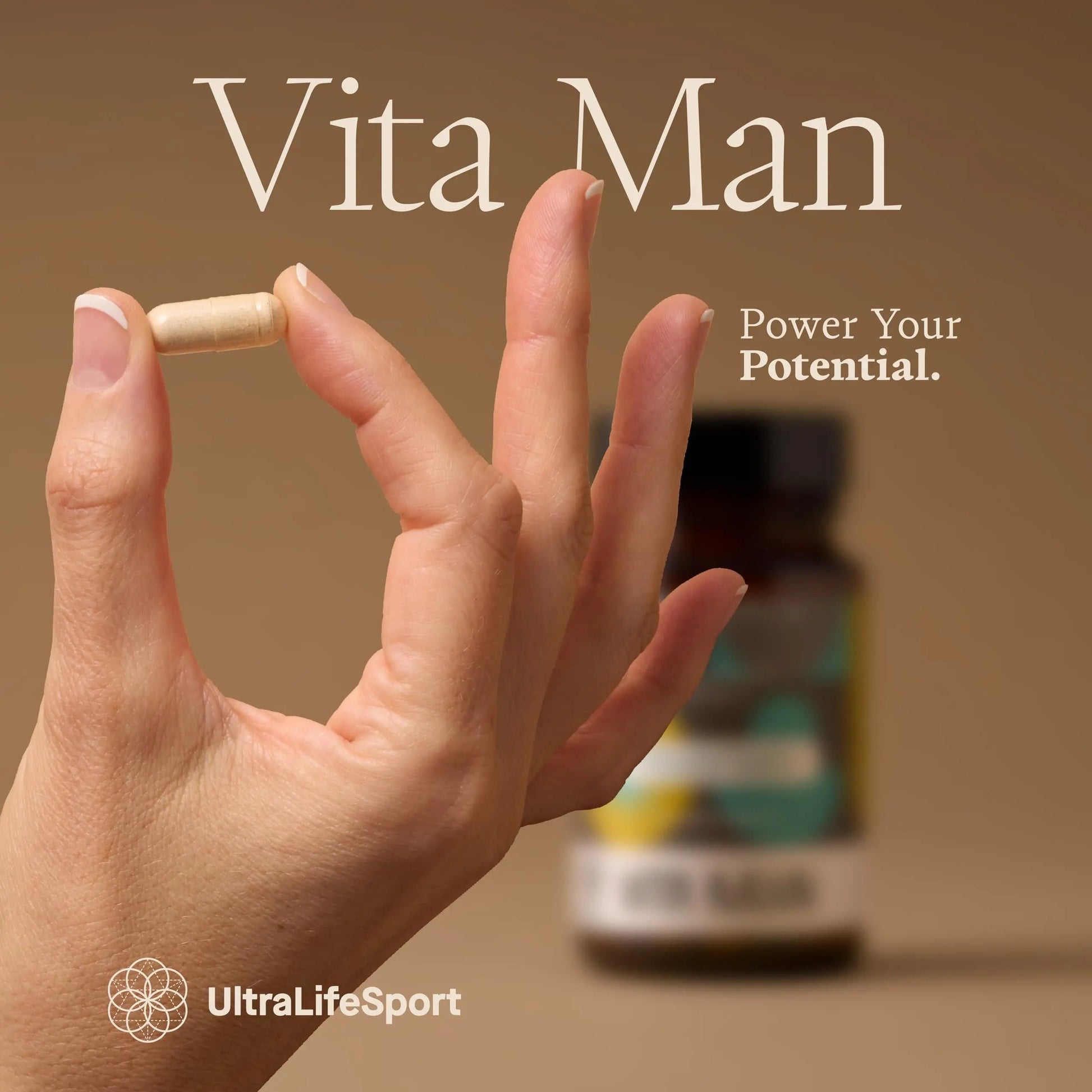 Ultra Life Sport - VITA Man Premium Men's Multivitamin - 30 Capsule Daily Vitamins for Men with Vitamin E, K2 MK-7, and B Vitamins for Maximum Absorption Ultra Life Sport buy supplements canada