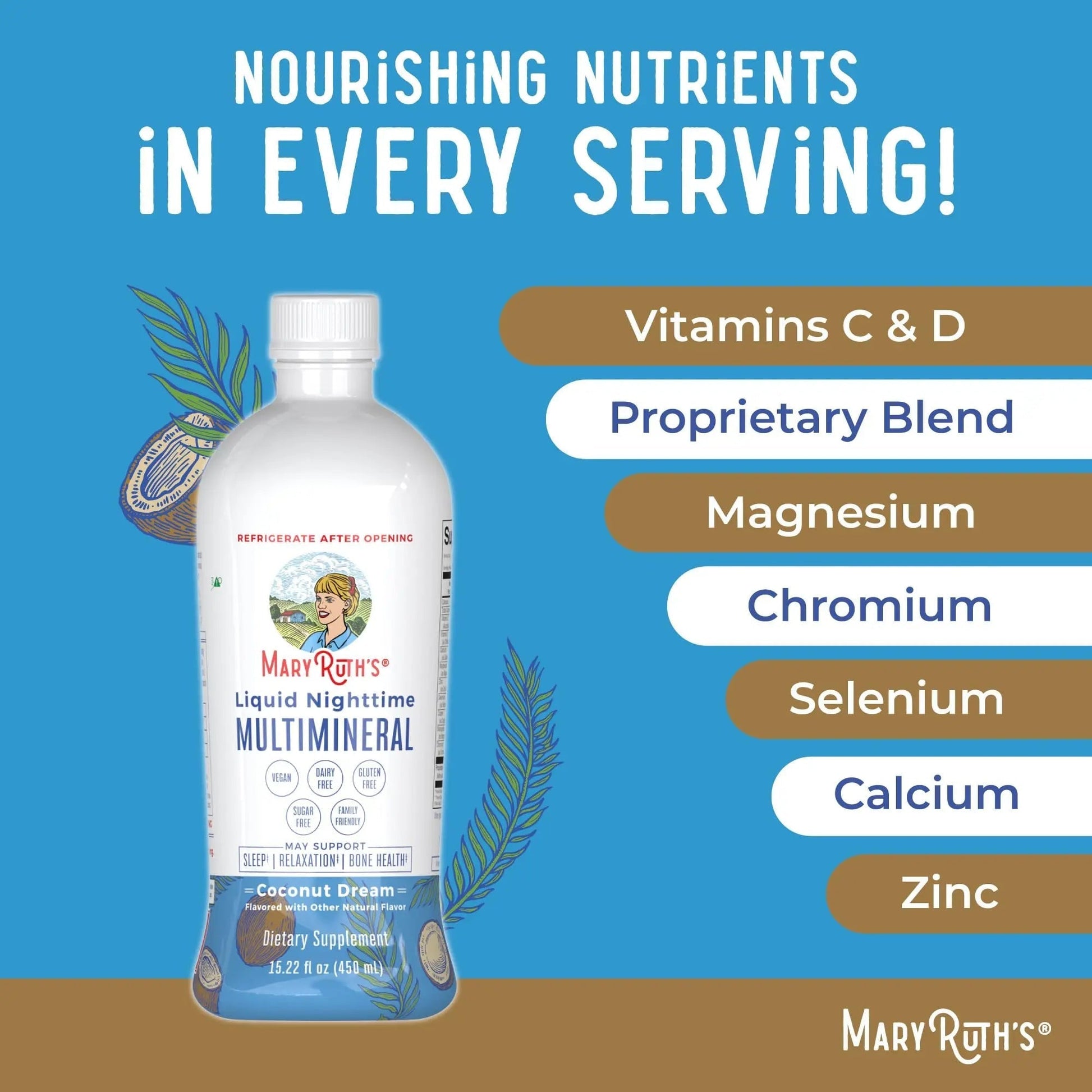 MaryRuth's Multivitamin Gummies for Women (Strawberry) & Liquid Nighttime Multimineral (Pineapple) | Clean Label Project Verified | MARYRUTH'S buy supplements canada