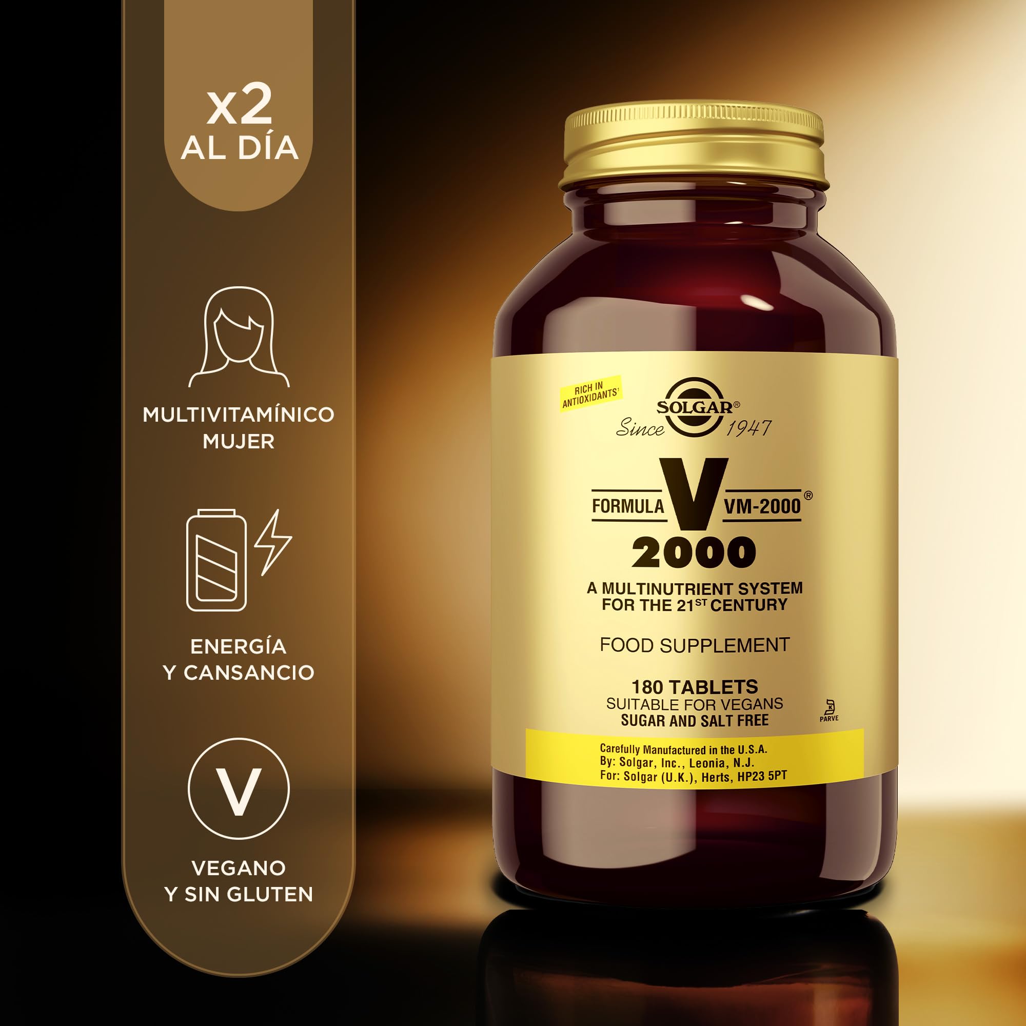 Solgar Formula VM-2000 (Multinutrient System), 180 Tablets - Premium Quality Multiple - Contains Zinc - Supports A Healthy Immune System - Vegan, Dairy Free, Kosher - 90 Servings Solgar buy supplements canada