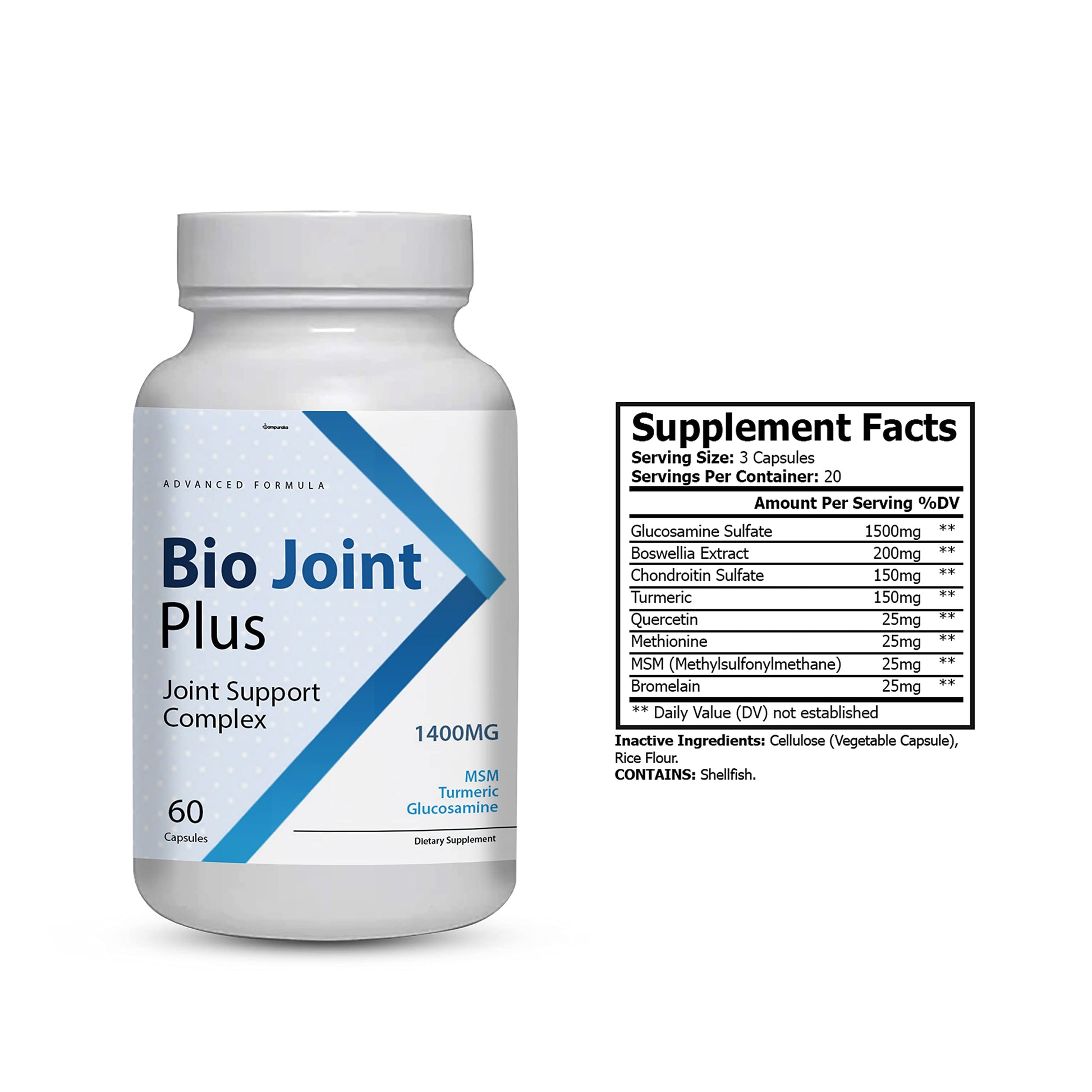 Joint Bio Plus Advanced Formula Supplement (1 Pack) 30 Days Supply Sampuraka buy supplements canada