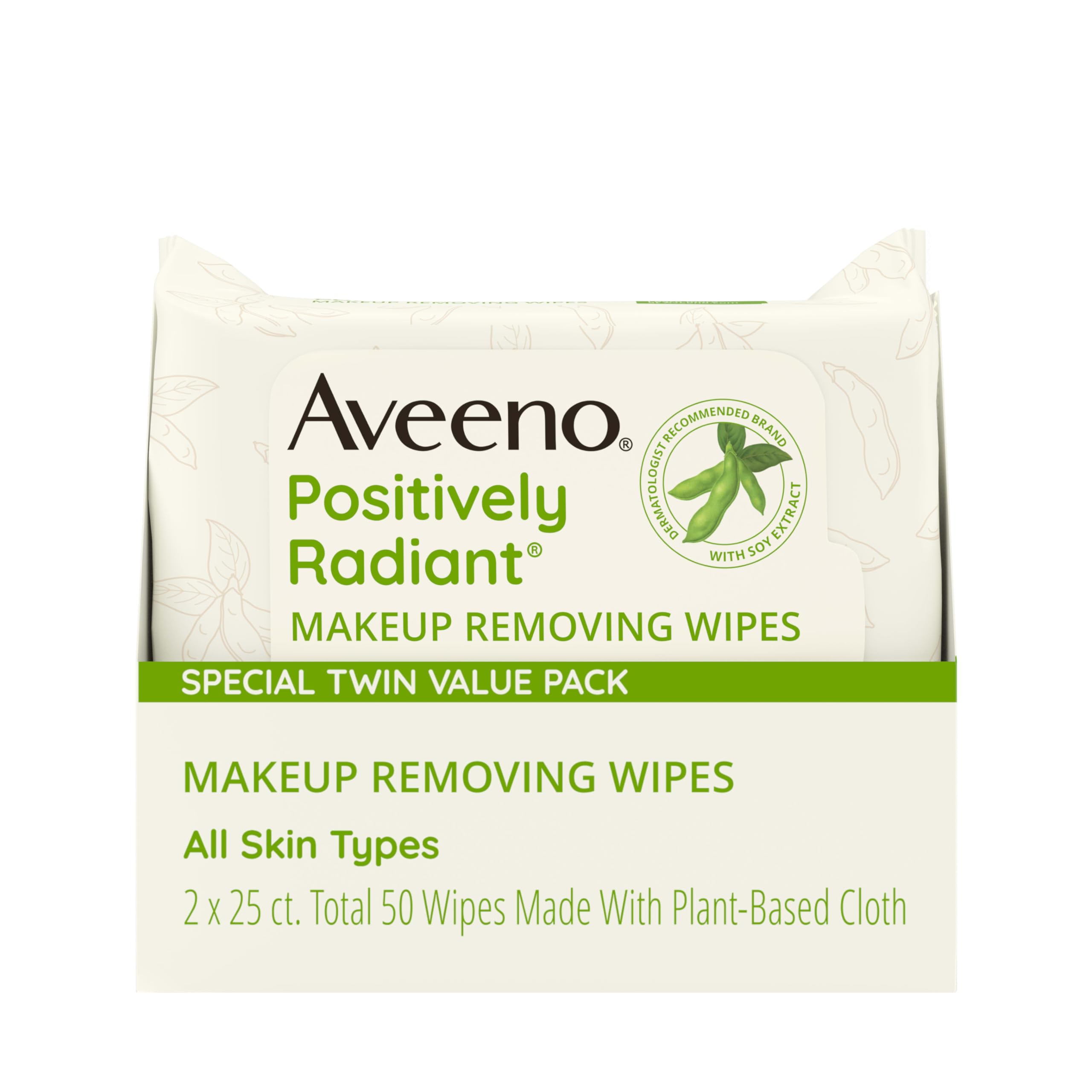 Aveeno Positively Radiant Makeup Remover Wipes, Oil Free, Alcohol Free, Non-Comedogenic Facial Cleansing Wipes, Gentle Face Wipes for Sensitive Skin Aveeno buy supplements canada