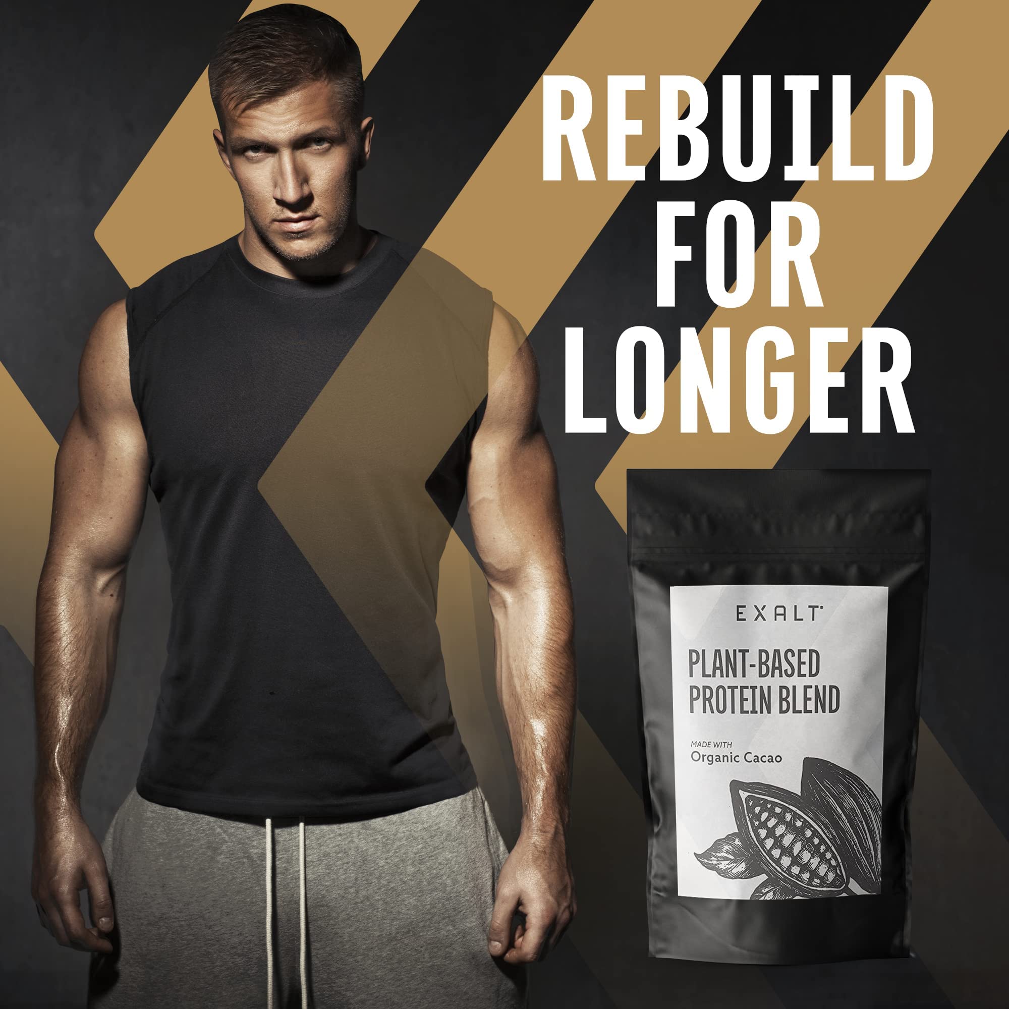 EXALT Vegan Protein Powder - 100% Plant-Based – Gluten Free - Keto Friendly EXALT buy supplements canada