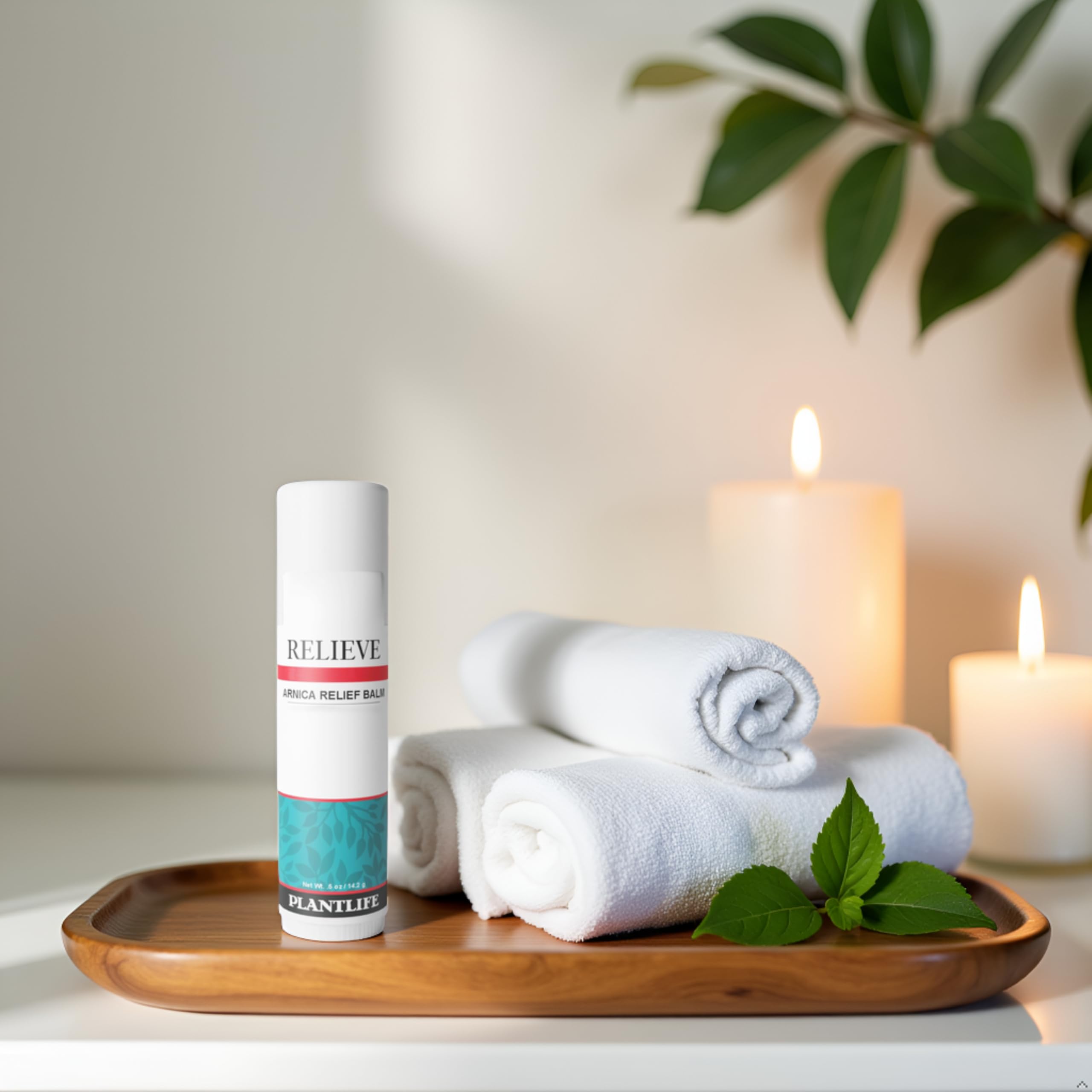 Plantlife Arnica Relieve Balm - Made with Arnica and 100% Pure Essential Oils - Relieve Products are a Homeopathic Solution for Everyday Use - Works Quickly and Effectively - Made in California Plantlife buy supplements canada