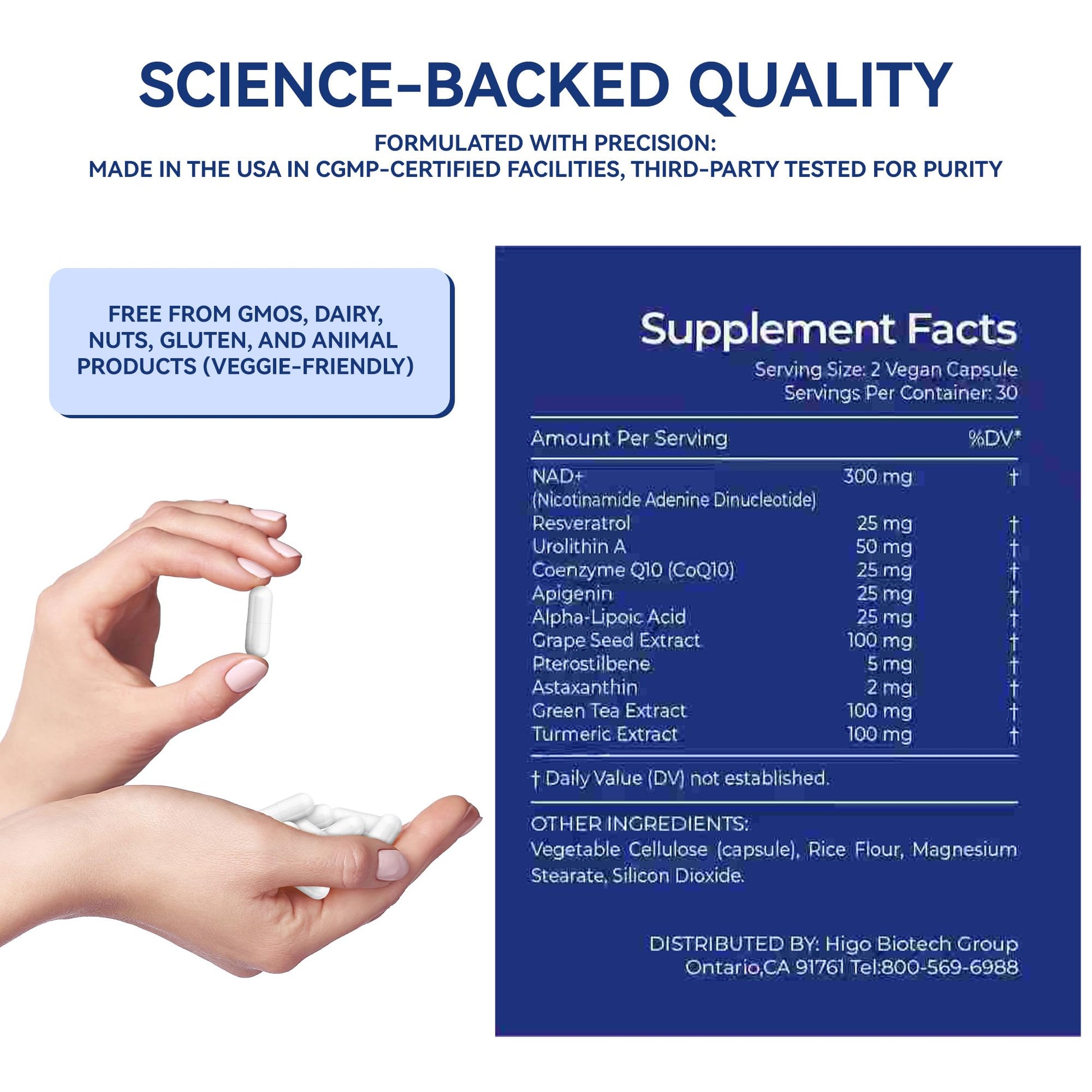ZNC®10-in-1 NAD+ Supplement with Liposomal NAD, Urolithin A & Resveratrol for Energy & Cellular Repair - 60 Vegan Capsules ZNC buy supplements canada