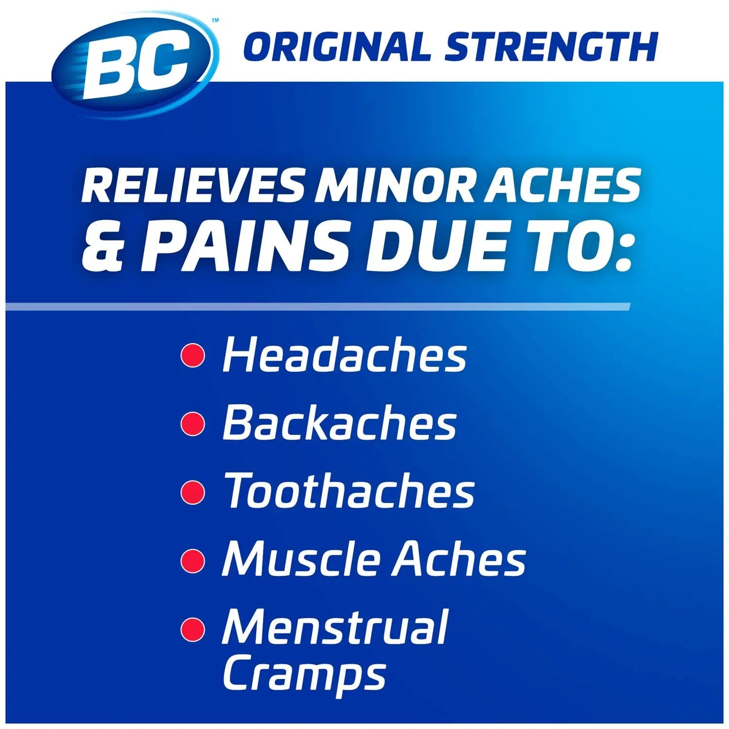 BC Powder Original Strength Pain Reliever, 50 Powder Sticks, 50 Count(Pack of 6) BC buy supplements canada