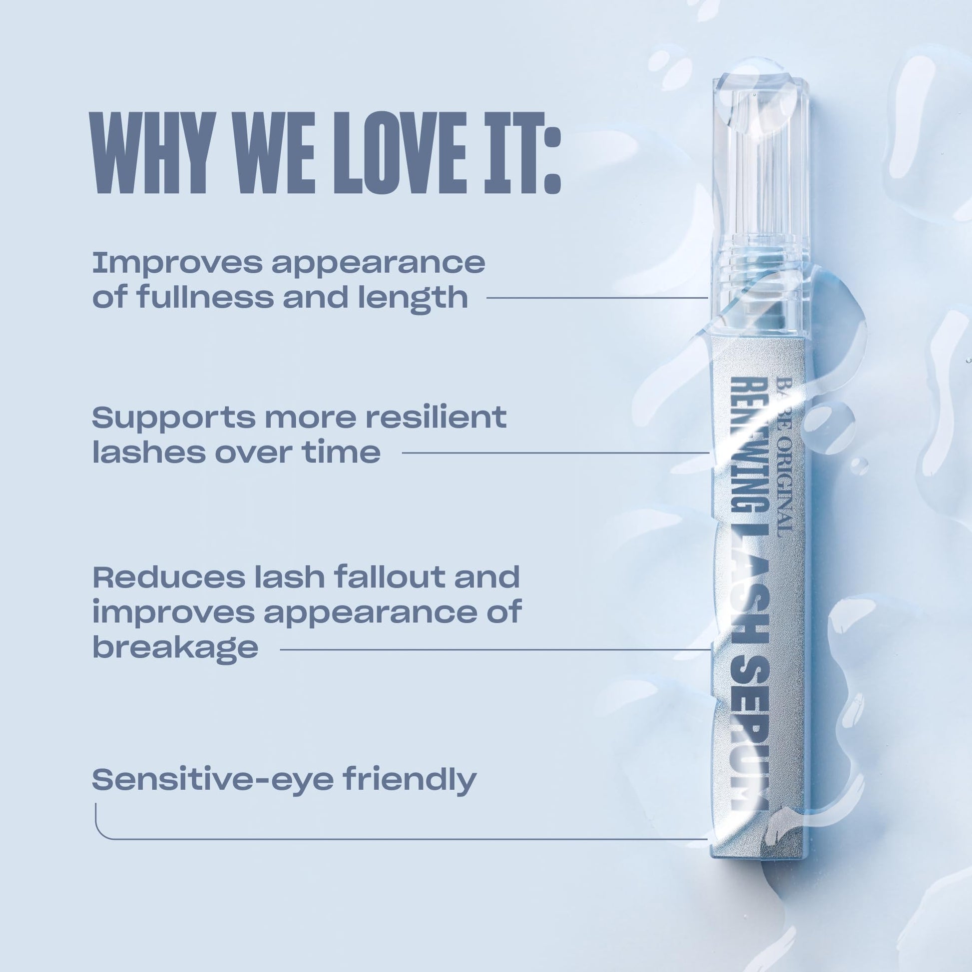 BABE ORIGINAL Renewing Lash Serum – Prostaglandin-Free, Peptide-Infused Gentle Lash Serum for Fuller, Longer-Looking Lashes, Lash Enhancing Treatment BABE ORIGINAL buy supplements canada
