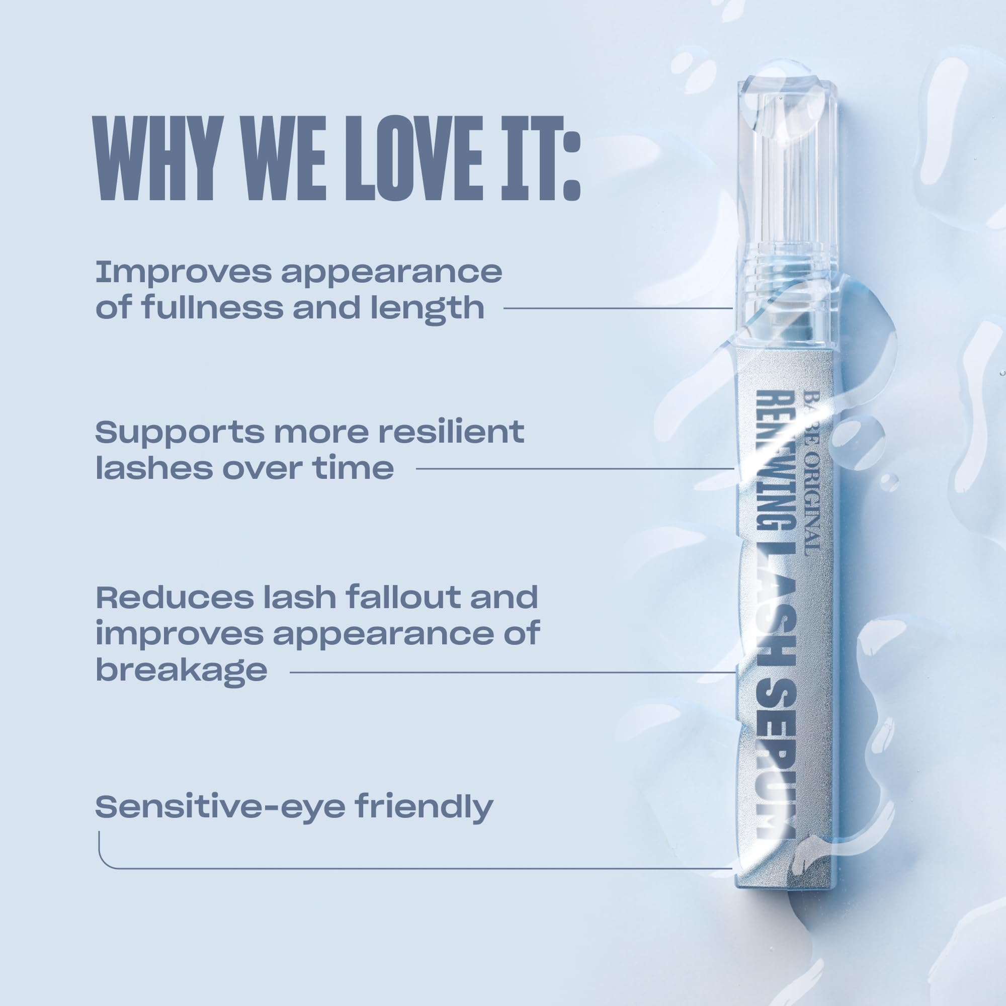 BABE ORIGINAL Renewing Lash Serum – Prostaglandin-Free, Peptide-Infused Gentle Lash Serum for Fuller, Longer-Looking Lashes, Lash Enhancing Treatment BABE ORIGINAL buy supplements canada