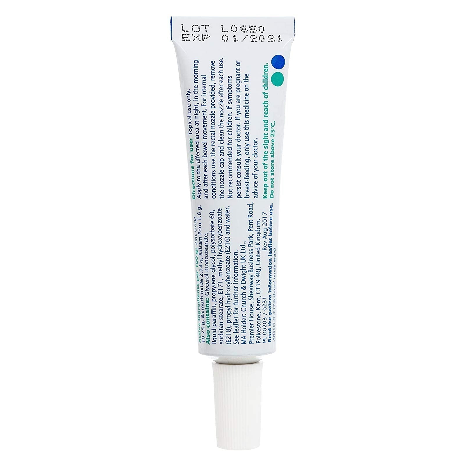 Anusol Cream Haemorrhoid Treatment 23G Anusol buy supplements canada