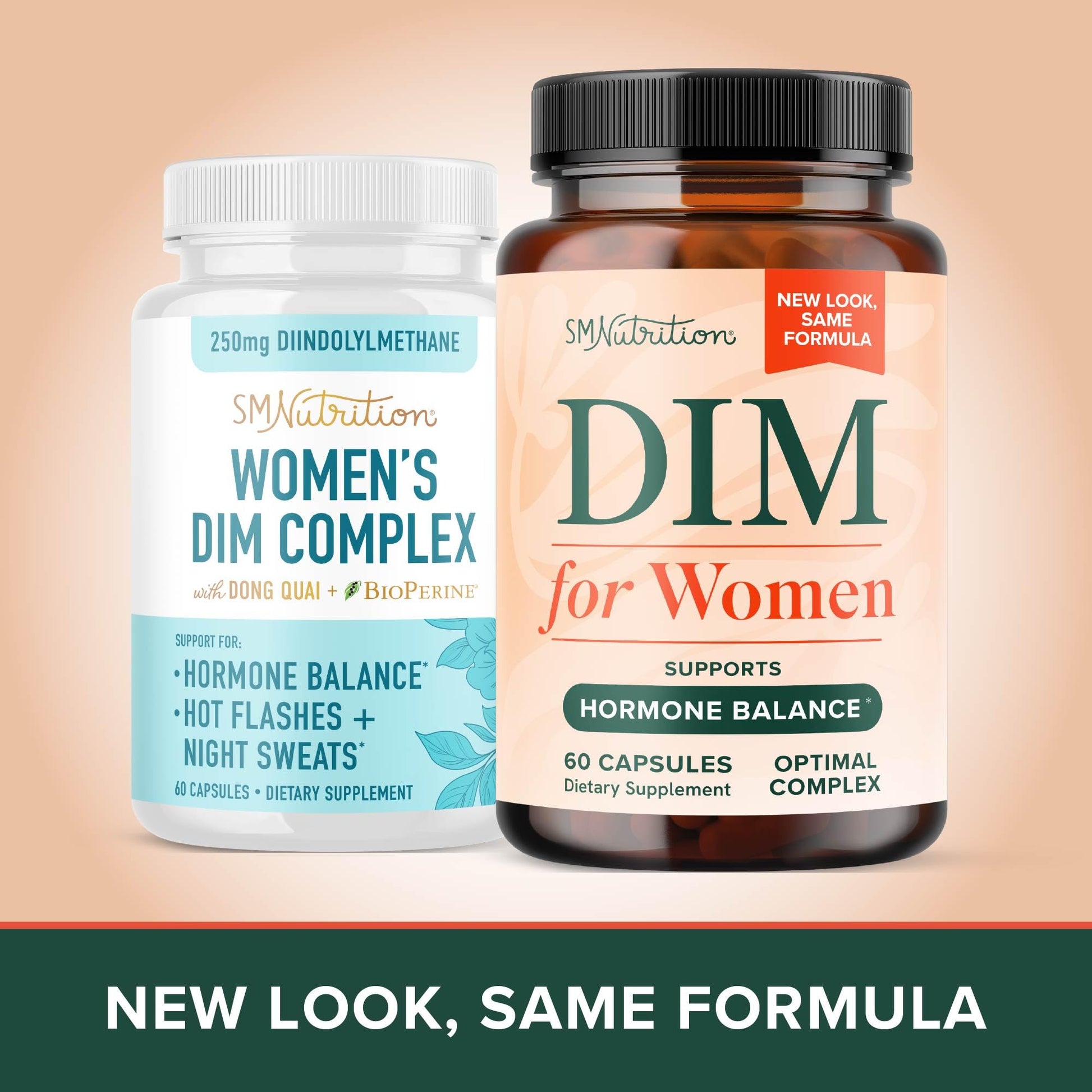 DIM Supplement for Women 250 mg | Estrogen & Hormone Balance | Menopause, Hot Flashes & Night Sweats Support | DIM Complex Estrogen Supplement for Women | with BioPerine | Gluten-Free | 60 Ct SMNutrition buy supplements canada