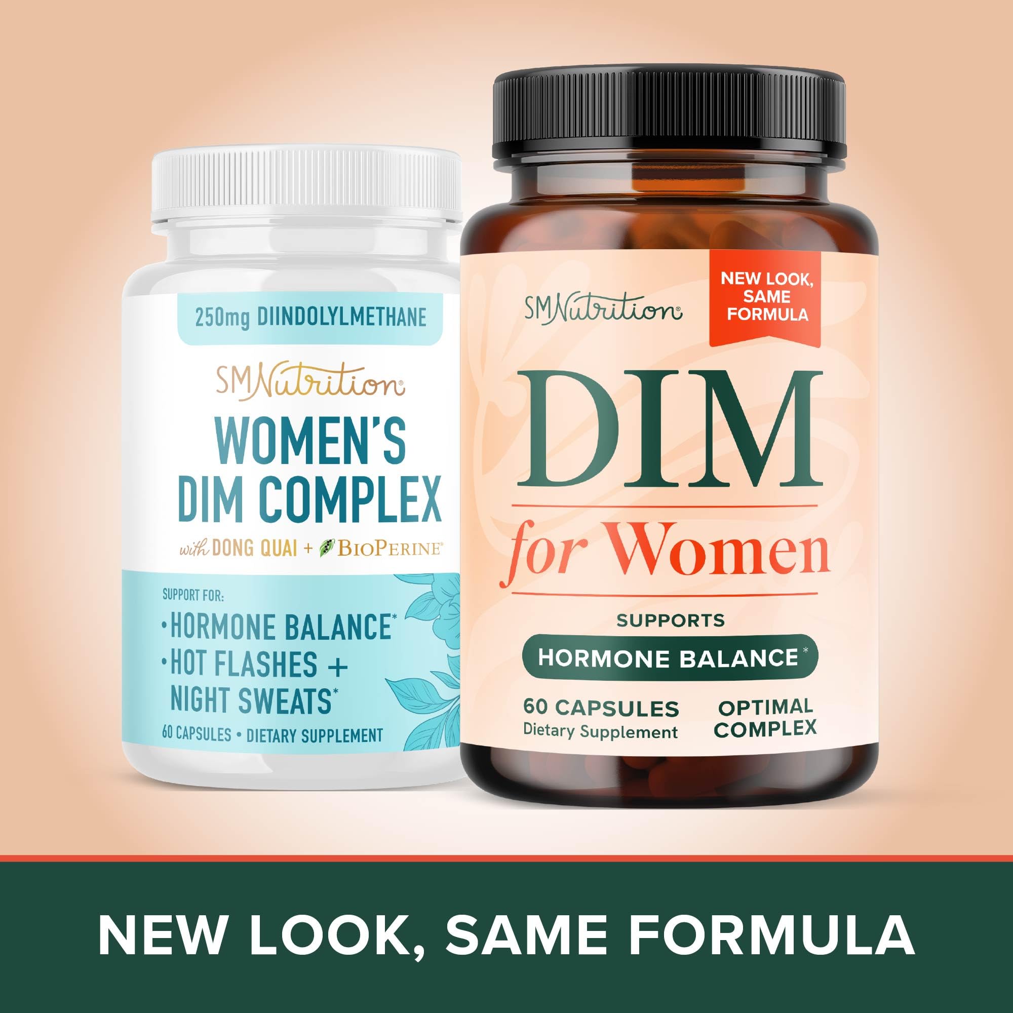 DIM Supplement for Women 250 mg | Estrogen & Hormone Balance | Menopause, Hot Flashes & Night Sweats Support | DIM Complex Estrogen Supplement for Women | with BioPerine | Gluten-Free | 60 Ct SMNutrition buy supplements canada