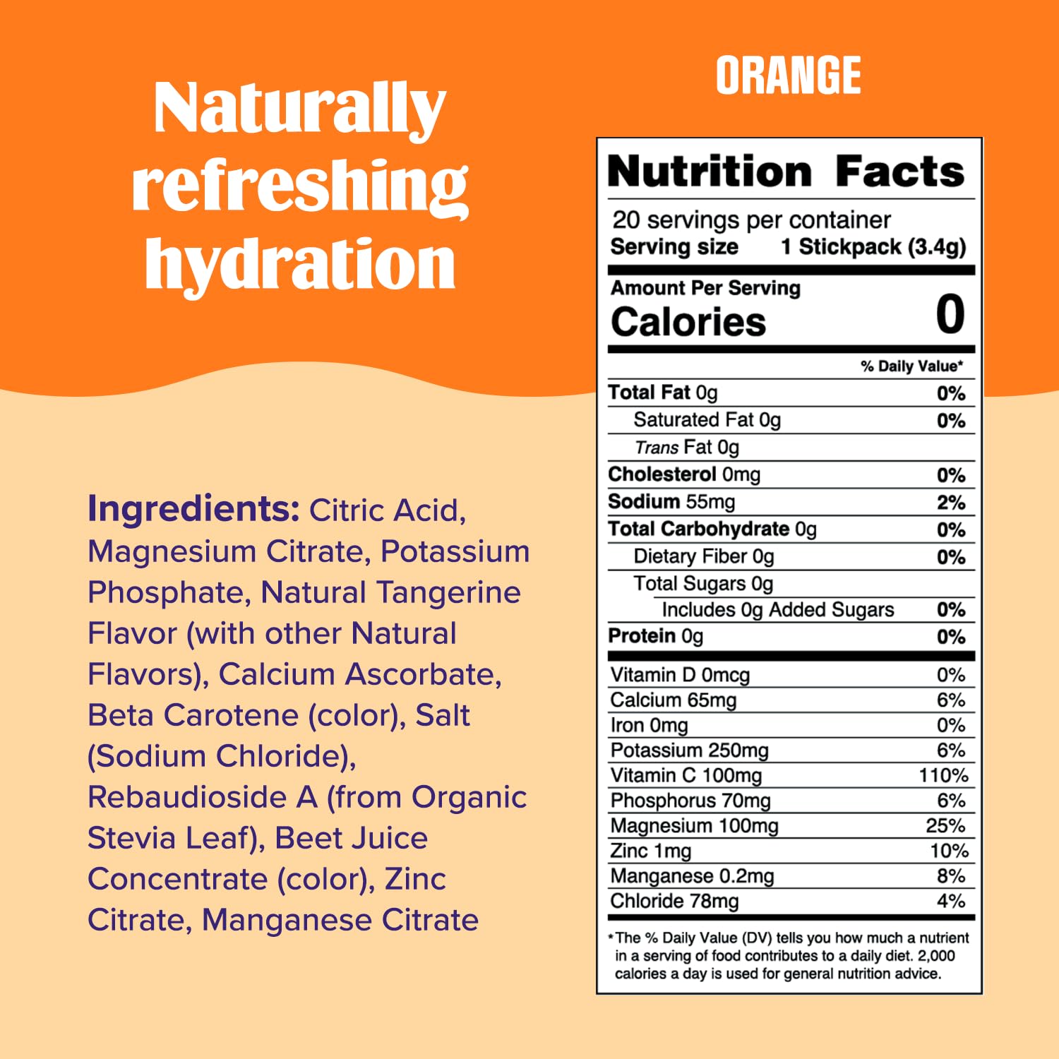 Ultima Replenisher Daily Electrolyte Drink Mix – Orange, 20 Stickpacks – Hydration Ultima Replenisher buy supplements canada