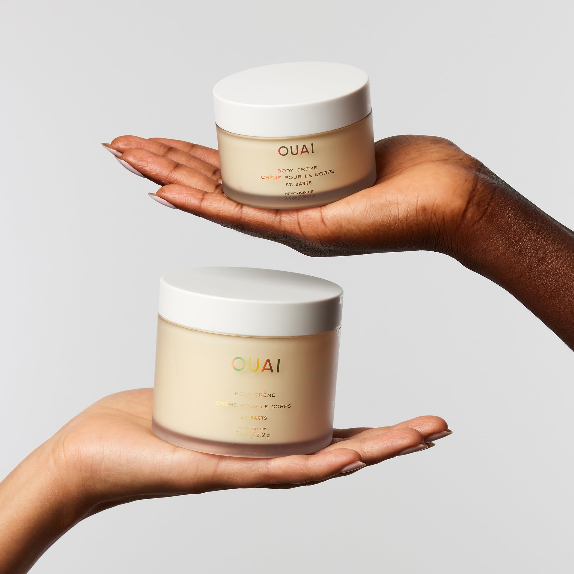 OUAI Body Creme, St. Barts Travel Size - Hydrating Whipped Body Cream with Cupuaçu Butter, Coconut Oil & Squalane - Softens Skin & Delivers Radiant Glow - Sulfate-Free Skin Care (3.4 oz) OUAI buy supplements canada