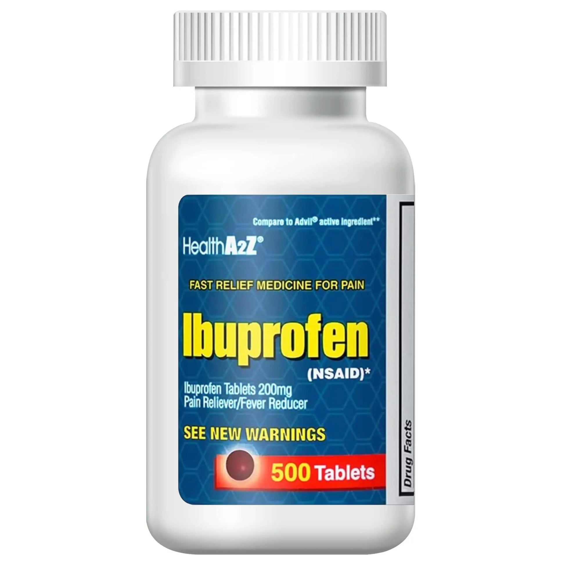 HealthA2Z Ibuprofen 200mg Tablets | Pain Reliever & Fever Reducer | 750 Total Tablets (250 Counts + 500 Counts) | Pain Relief for Headache, Muscle Pain, Joint Pain & Inflammation HealthA2Z buy supplements canada