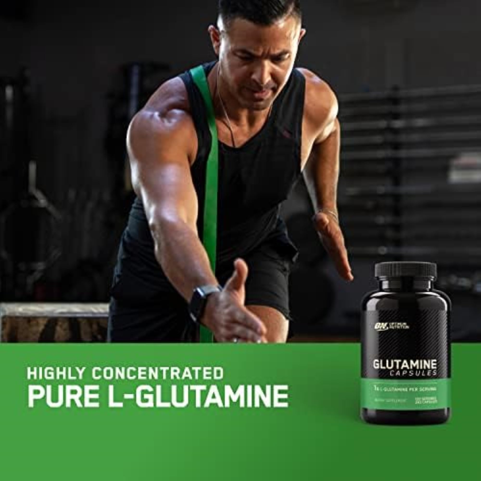 Optimum Nutrition L-Glutamine Muscle Recovery Capsules, 1000mg, 240 Count (Package May Vary) Optimum Nutrition buy supplements canada