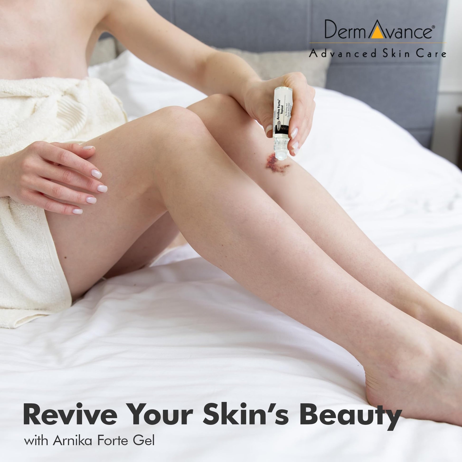 DermAvance Arnika Forte Topical Roll-On, Arnica Gel for Bruising and Swelling After Surgery, Easy-to-Use Arnica Gel Topical for Post-Surgical Care and Sports Injuries, Clear, 10 ml DermAvance buy supplements canada