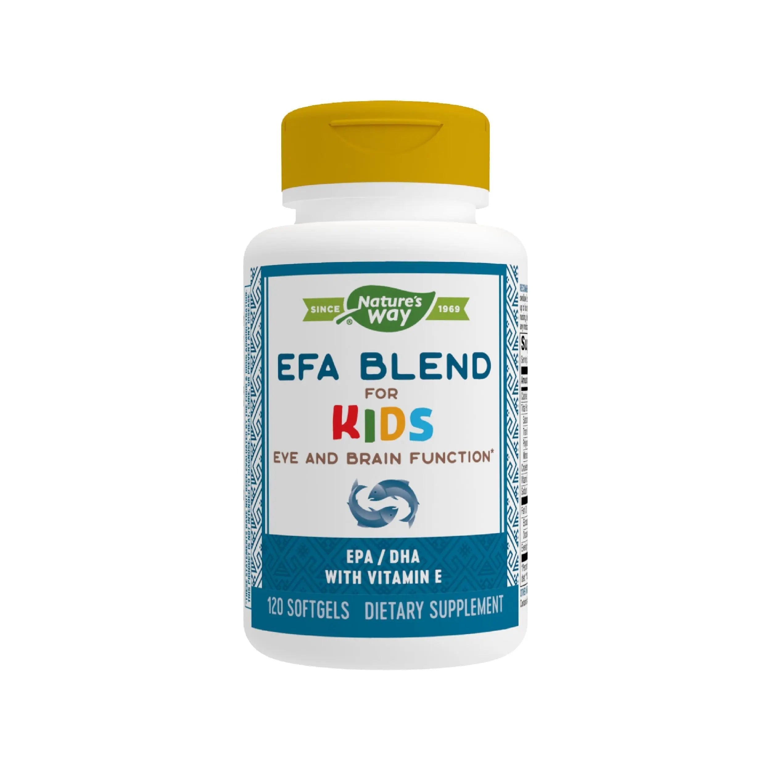 Nature's Way EFA Blend for Kids with vitamin E, Supports Eye and Brain Function*, 120 Softgels Nature's Way buy supplements canada