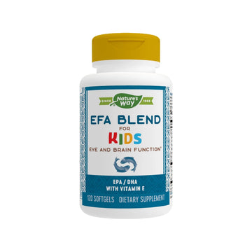 Nature's Way EFA Blend for Kids with vitamin E, Supports Eye and Brain Function*, 120 Softgels Nature's Way buy supplements canada