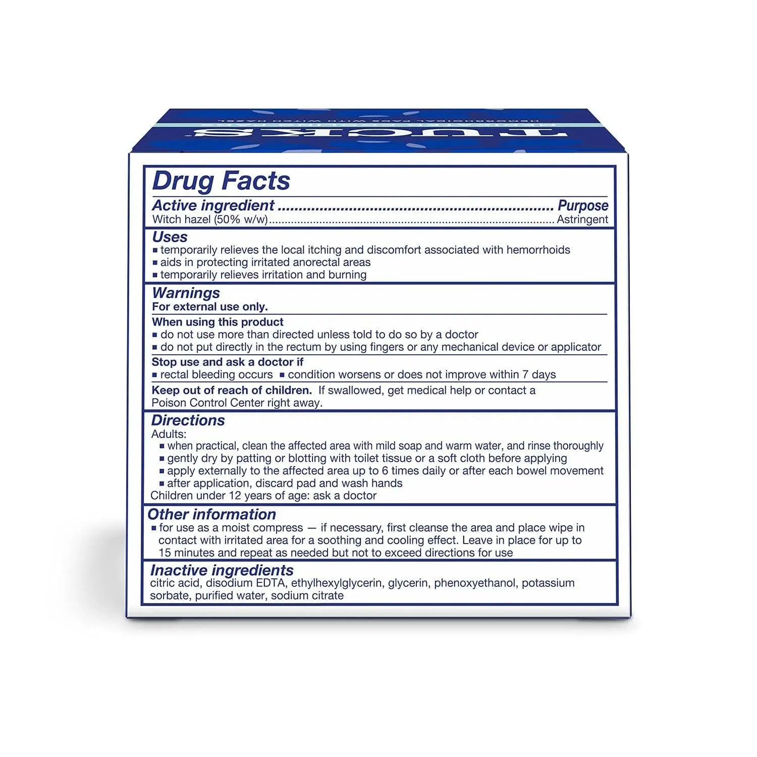 TUCKS Medicated Cooling Pads, 100 Count – Hemorrhoid Pads with Witch Hazel, Cleanses Sensitive Areas, Protects from Irritation, Hemorrhoid Treatment, Medicated Pads Used by Hospitals TUCKS buy supplements canada