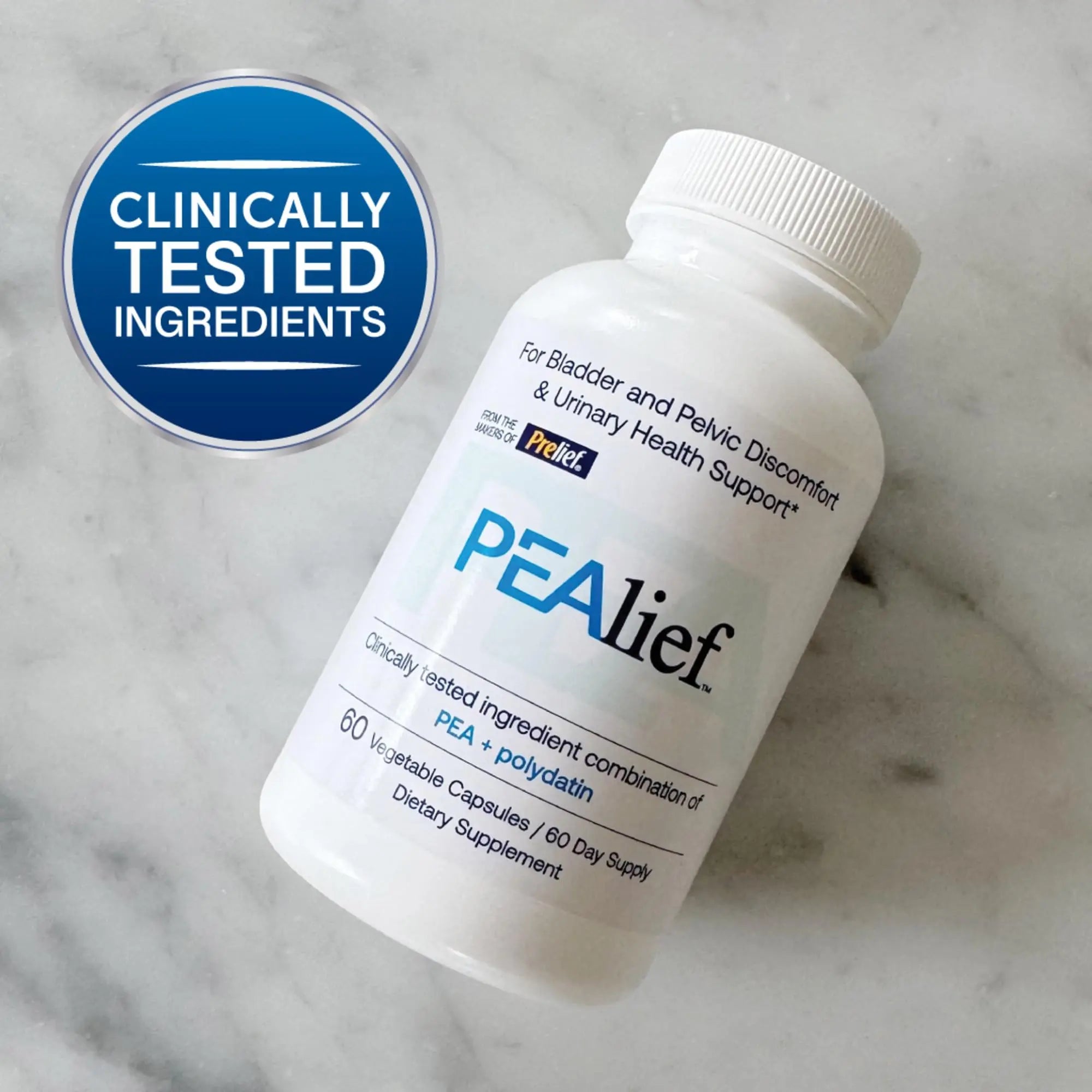 PEAlief Pea + Polydatin – New Bladder & Urinary Comfort Support with Clinically Tested Ingredient Combination — One Pill Per Day, 60 Day Supply PEAlief buy supplements canada