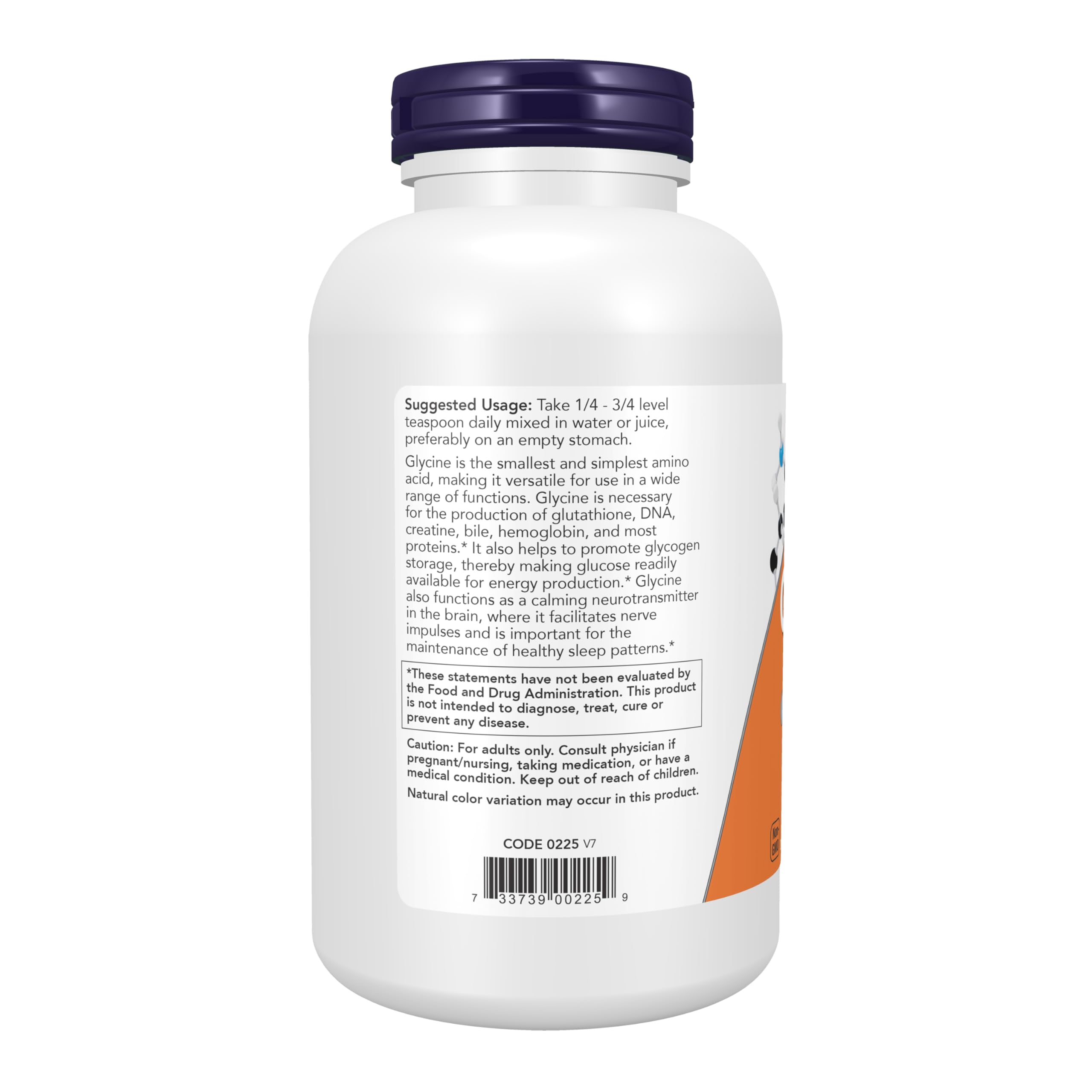 NOW Foods Supplements, Glycine Pure Powder, Promotes Restful Sleep*, Neurotransmitter Support*, 1-Pound NOW Foods buy supplements canada
