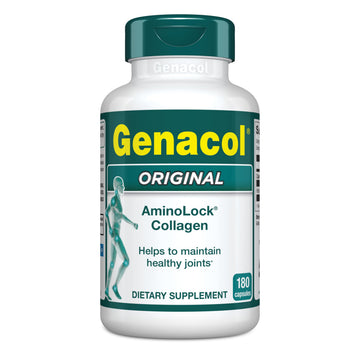 Collagen Peptides Joint Supplements for Men & Women by Genacol | Exclusive Hydrolyzed Collagen Pills | Helps Maintain Healthy Joints | Colageno Hidrolizado | Genacol Original 180 Capsules Genacol buy supplements canada
