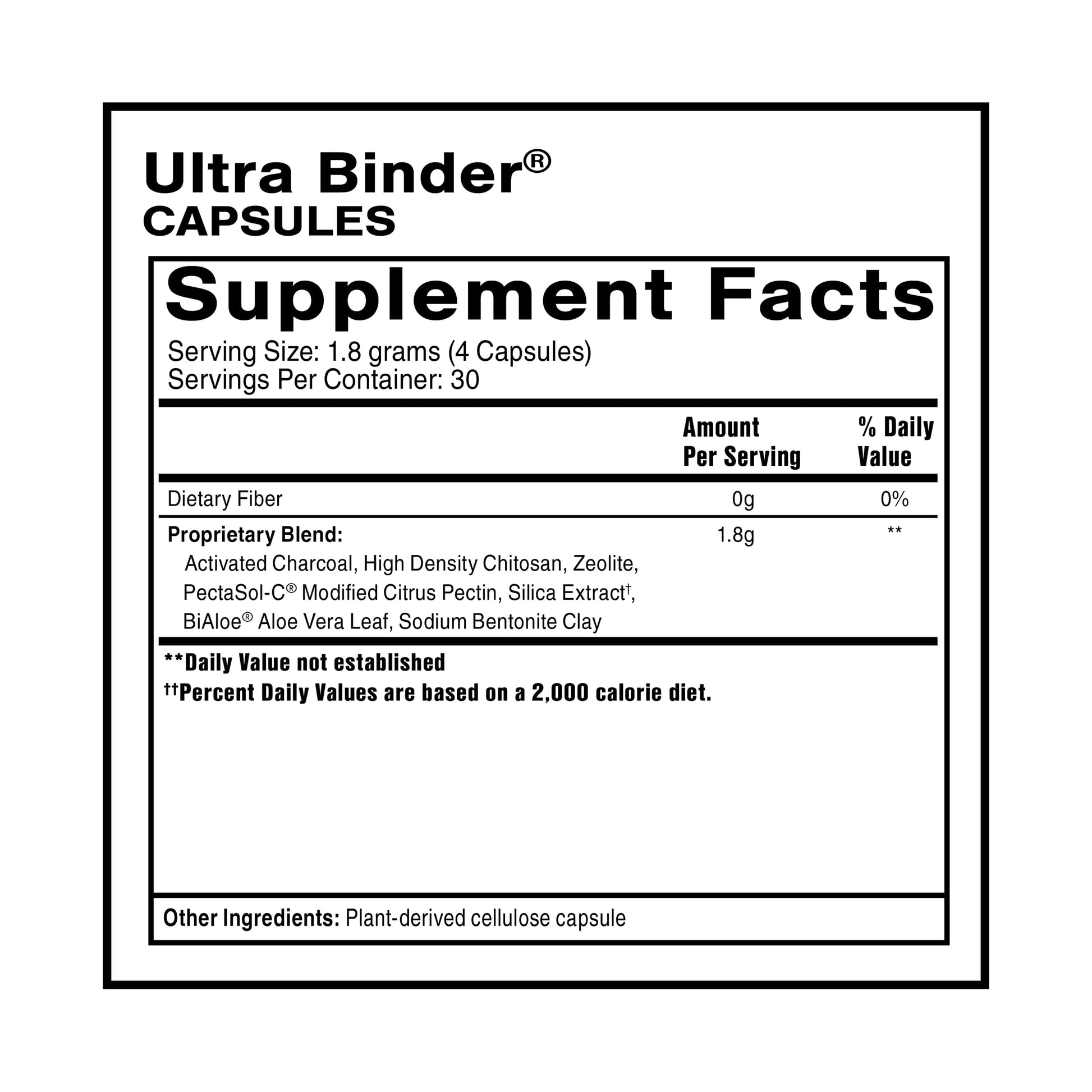 Quicksilver Scientific Ultra Binder - Multi Toxin Binder with Bentonite Clay Powder, Zeolite Detox & Charcoal - Supplement for Gut Support & The Body's Toxin Removal Process (120 Capsules) Quicksilver Scientific buy supplements canada