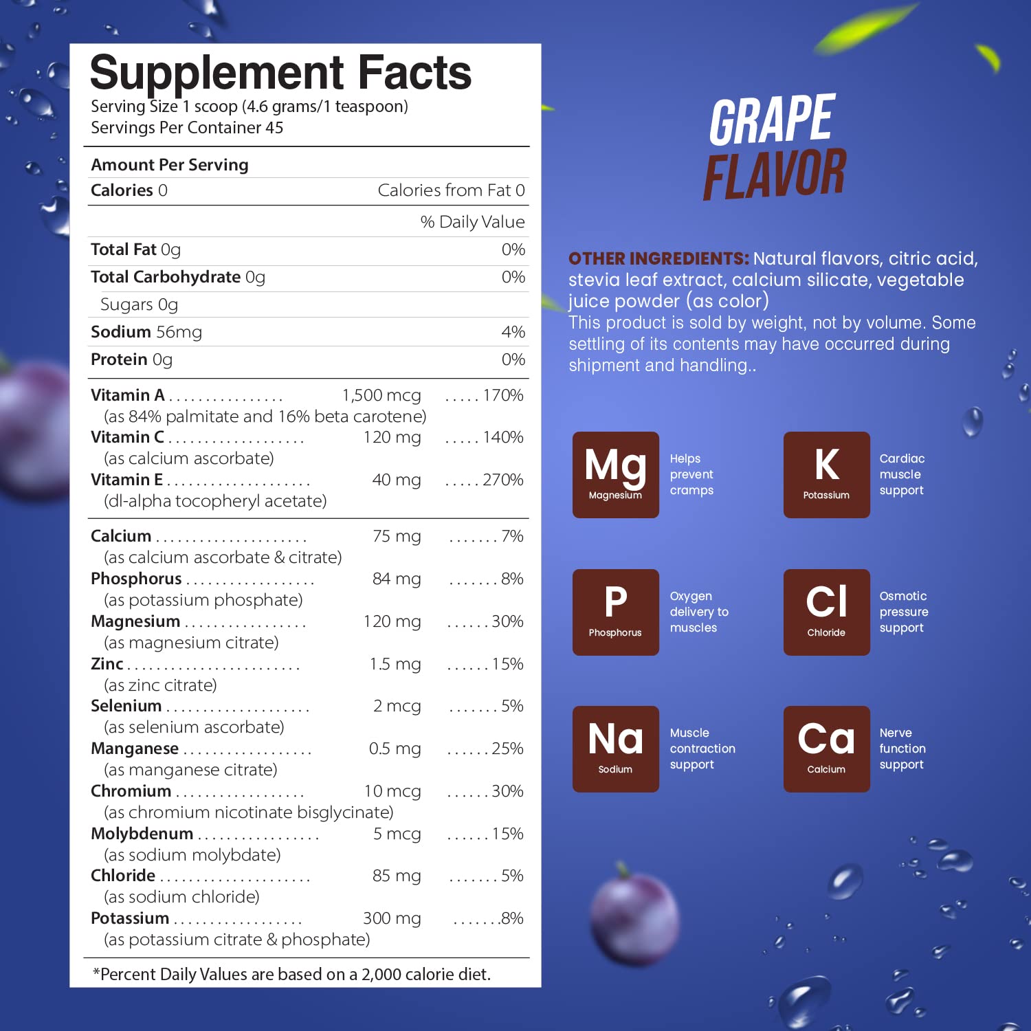 Electrolyte Powder - Refreshing Workout Recovery Electrolytes, Sugar Free, Gluten Free Pride Naturals, Inc buy supplements canada