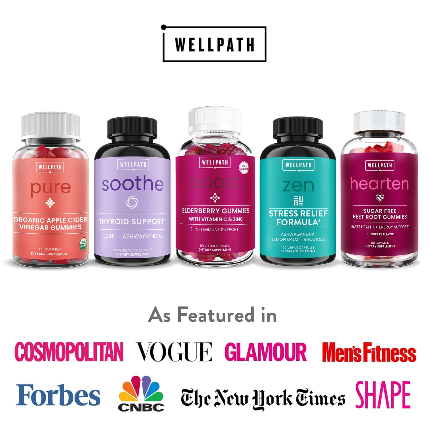 WellPath Zen Stress Relief Supplement + Mood Support | Calm, Stress & Energy Support | Ashwagandha Root, Rhodiola Rosea, L-Theanine, Lemon Balm | Herbal Capsules, 60 Ct WellPath buy supplements canada