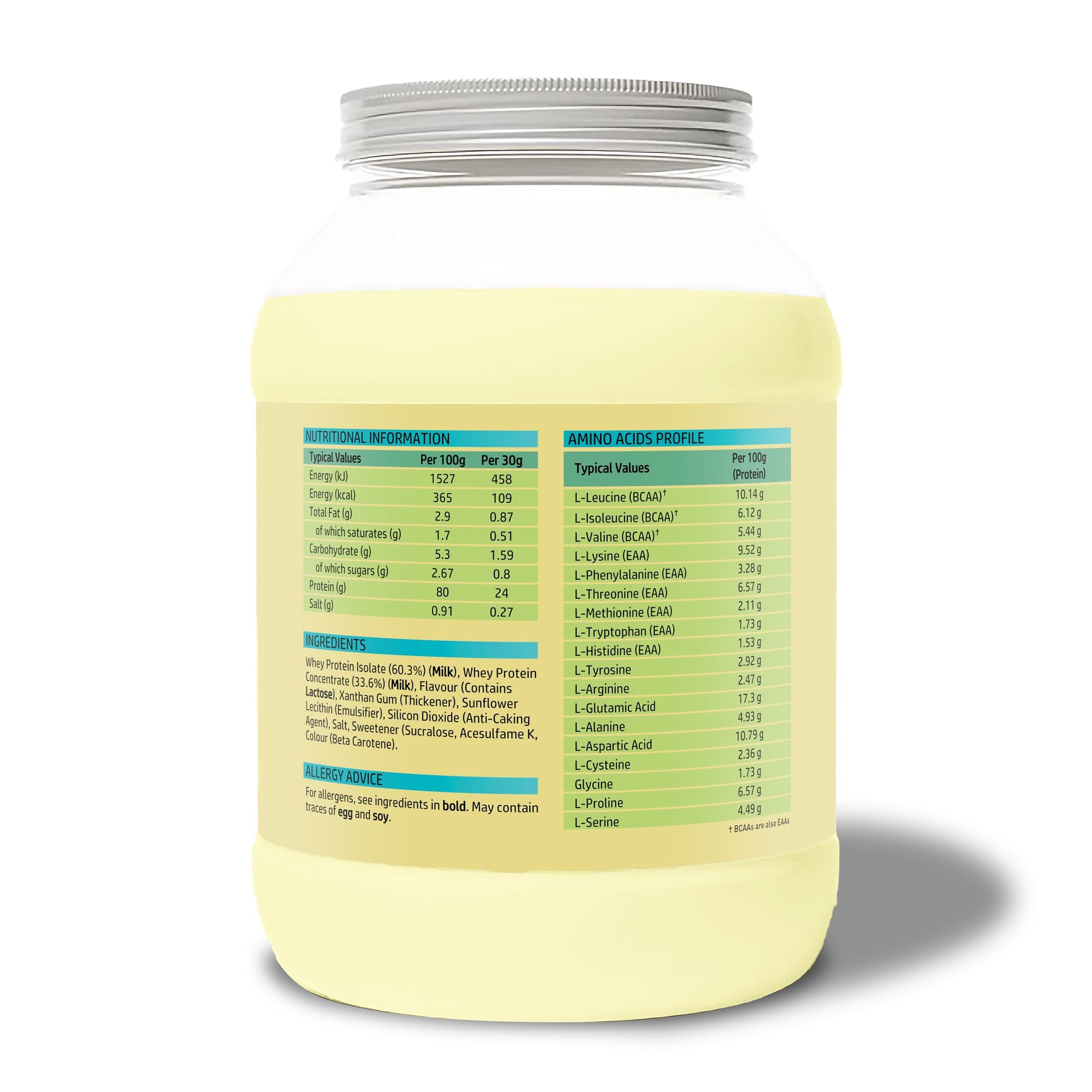 NutriVolv Whey Protein Isolate & Concentrate Powder | Vanilla Flavour 900g | 30 Servings NutriVolv buy supplements canada