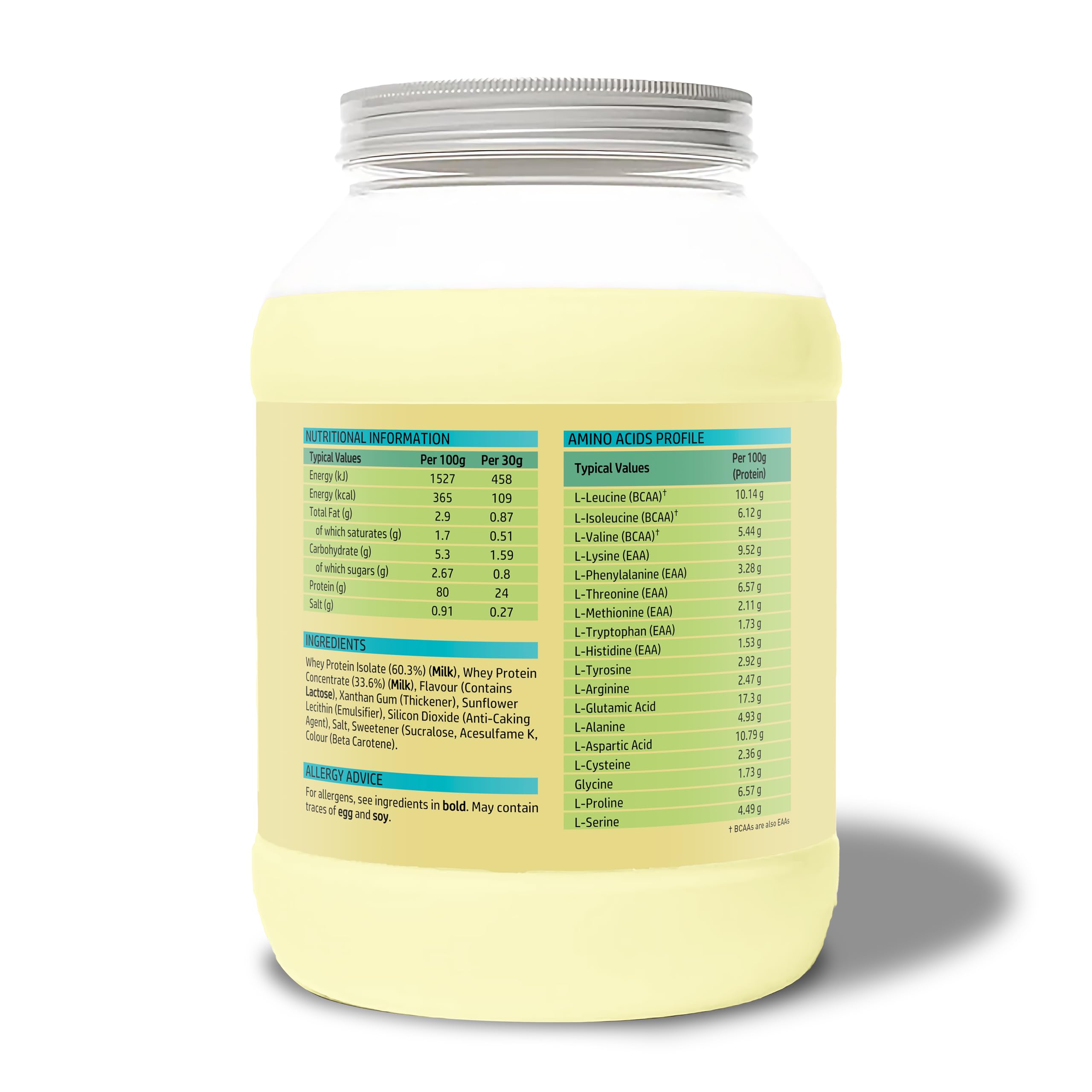 NutriVolv Whey Protein Isolate & Concentrate Powder | Vanilla Flavour 900g | 30 Servings NutriVolv buy supplements canada