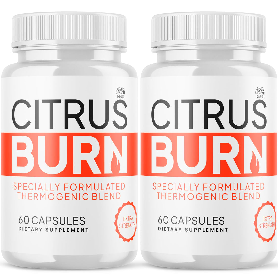 (2 Pack) Citrus Burn Capsules, Official CitrusBurn Pills with All Natural Ingredients, Advanced Citrus Burn for Optimal Health & Wellness Support with Premium Vitamins for Women & Men (120 Capsules) MJO