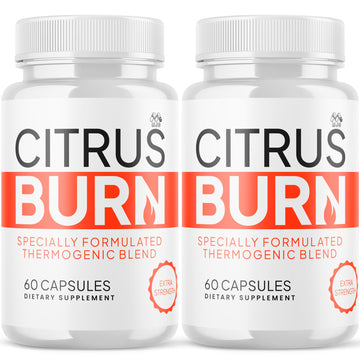 (2 Pack) Citrus Burn Capsules, Official CitrusBurn Pills with All Natural Ingredients, Advanced Citrus Burn for Optimal Health & Wellness Support with Premium Vitamins for Women & Men (120 Capsules) MJO buy supplements canada