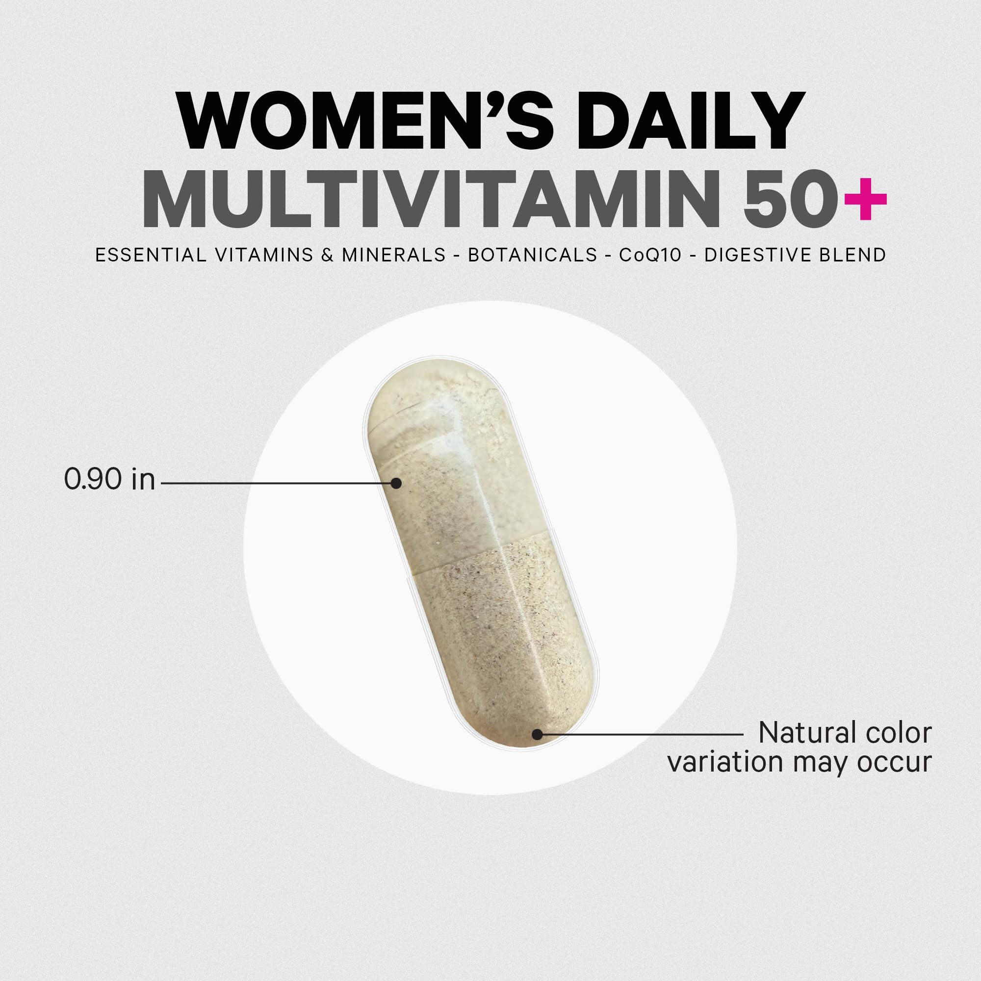 Codeage Women’s Multivitamin 50+ Supplement - Essential Vitamins for Women Over 50, Minerals, CoQ10, Hyaluronic Acid, Probiotics, Black Cohosh, Ashwagandha & Superfoods - Non-GMO - 90 Capsules Codeage buy supplements canada