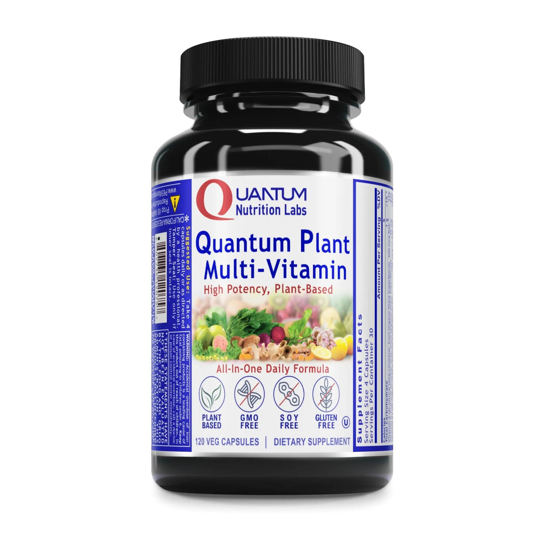 QNL Quantum Plant Multi-Vitamin - Complete Multivitamin - Immune Support for Adults - Natural Multivitamin for Men & Women Quantum Nutrition buy supplements canada